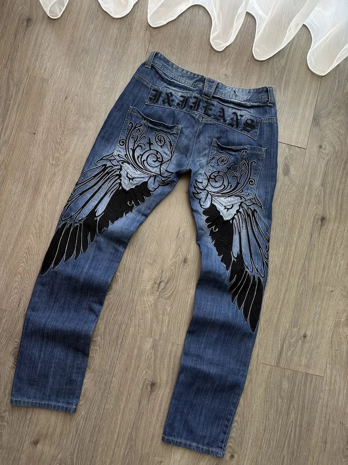 Christian Audigier × Ed Hardy × Vintage Vintage Ed Hardy Christian Audigier Style Pants Size US 31 - 6 Thumbnail