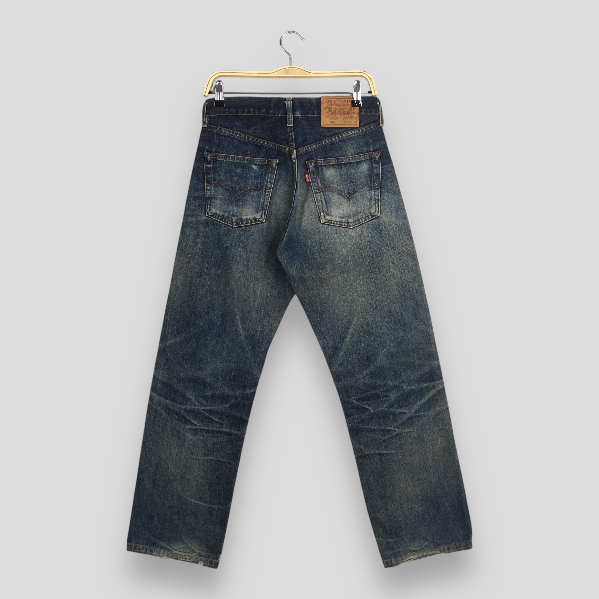 Levi's Size 29x28.5 Vintage 90's Levi's 502 Big E LVC Jeans S1959 Size US 29 - 8 Thumbnail