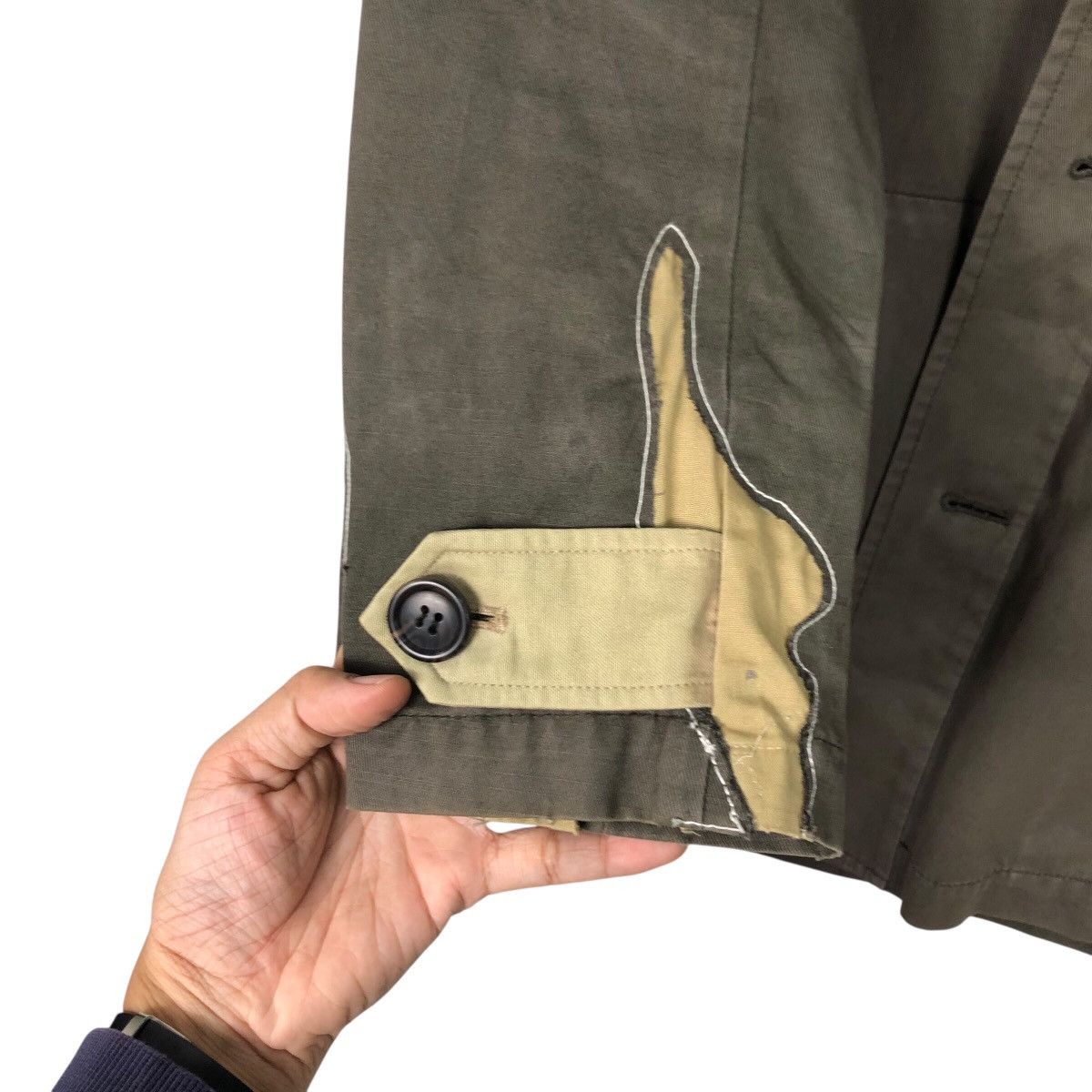 Issey Miyake 📌Vintage Parka Jacket Patch Work Design Plantation Japan Size US M / EU 48-50 / 2 - 18 Thumbnail