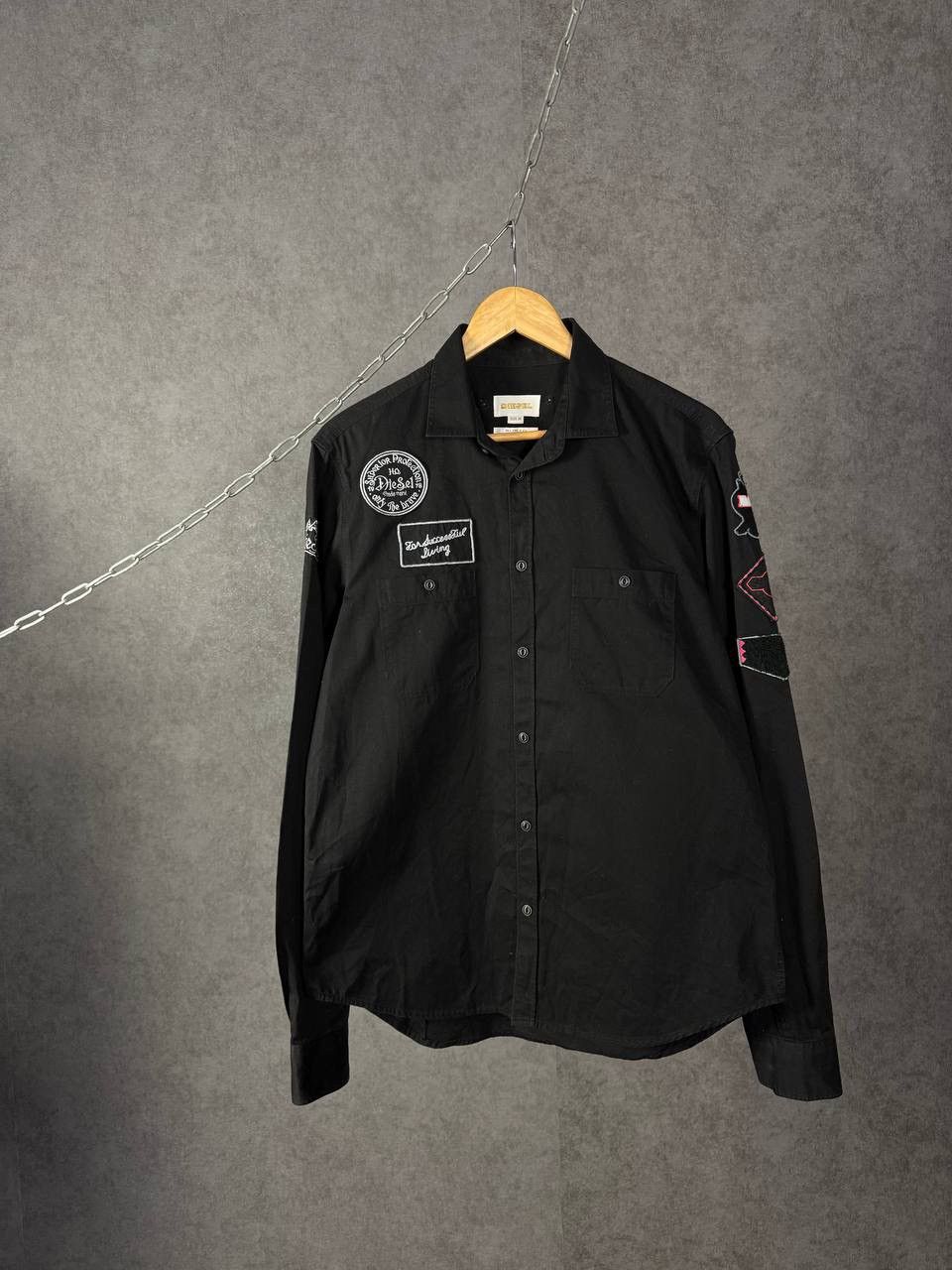 Diesel Diesel designer patch shirt Size US XL / EU 56 / 4 - 1 Thumbnail