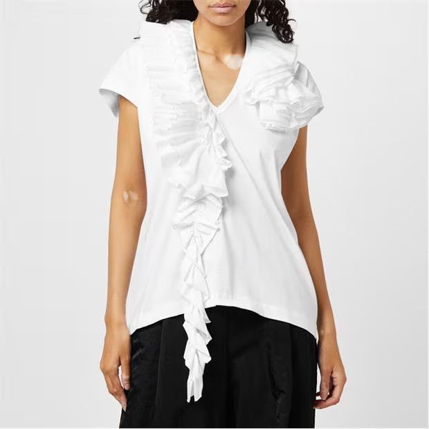 Dries Van Noten o1g2r1mq1024 T-Shirt in White Size S / US 4 / IT 40 - 3 Thumbnail