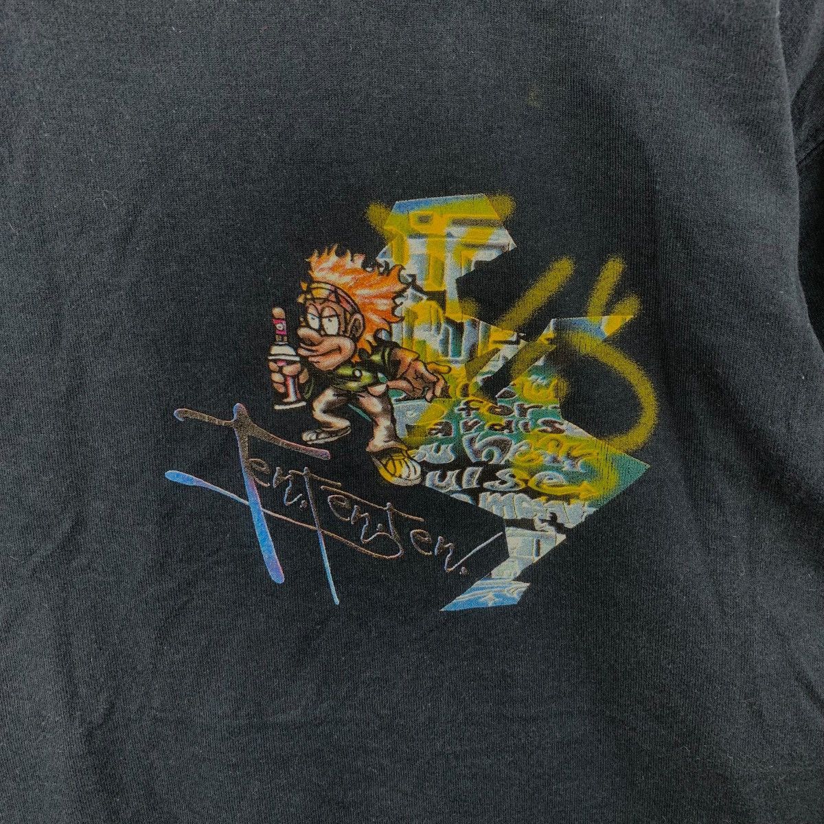 Vintage Vintage TEN TEN TEN! Skateboard Graffiti Y2K Tee Shirt Top Size US XXL / EU 58 / 5 - 5 Thumbnail
