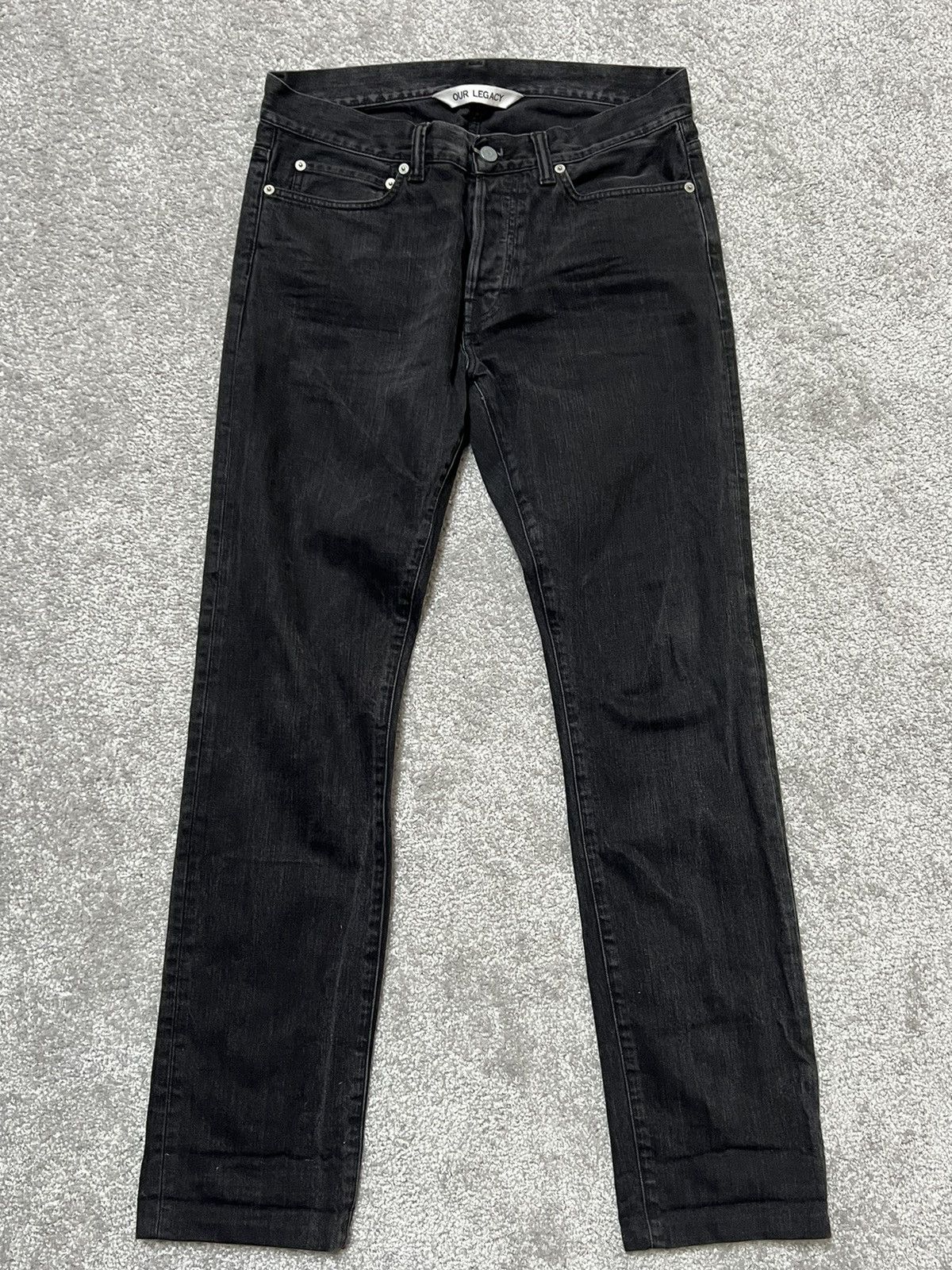 Our Legacy Our Legacy Slim Fit Zero Cut Broken Twill Denim Size 32/34 Size US 32 / EU 48 - 2 Thumbnail