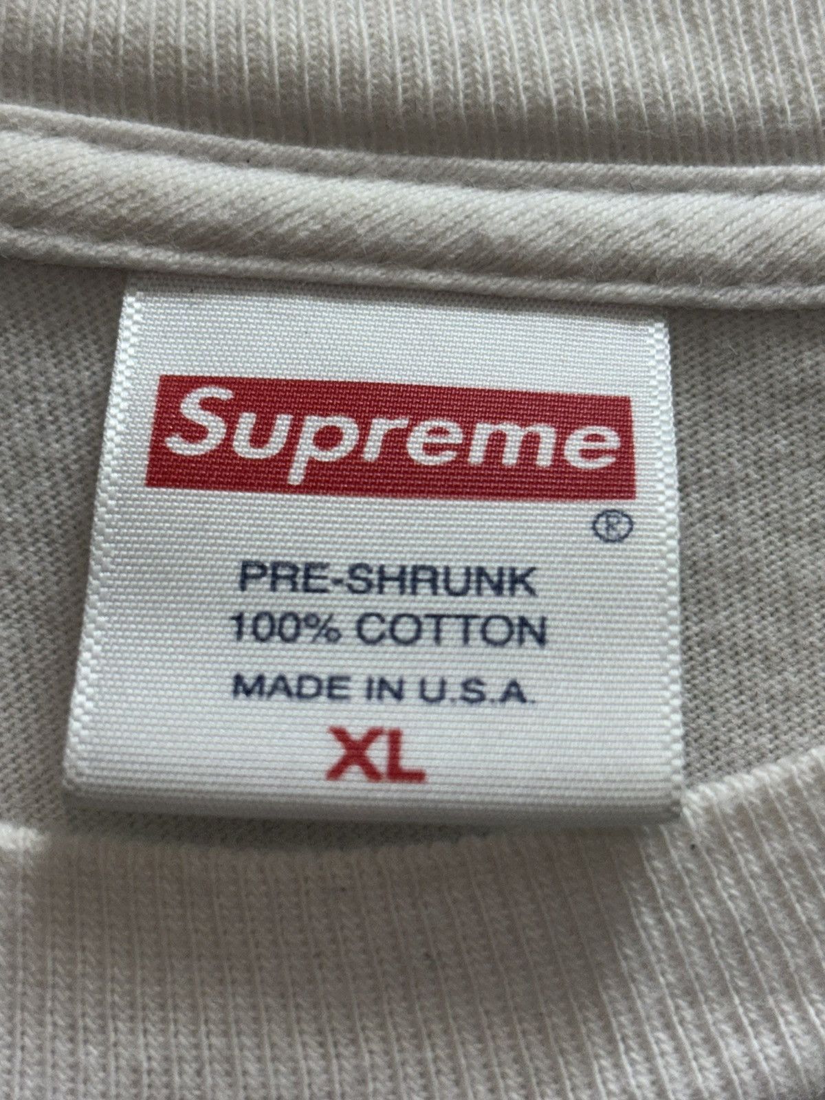 Supreme Supreme Greetings Tee Size US XL / EU 56 / 4 - 3 Thumbnail