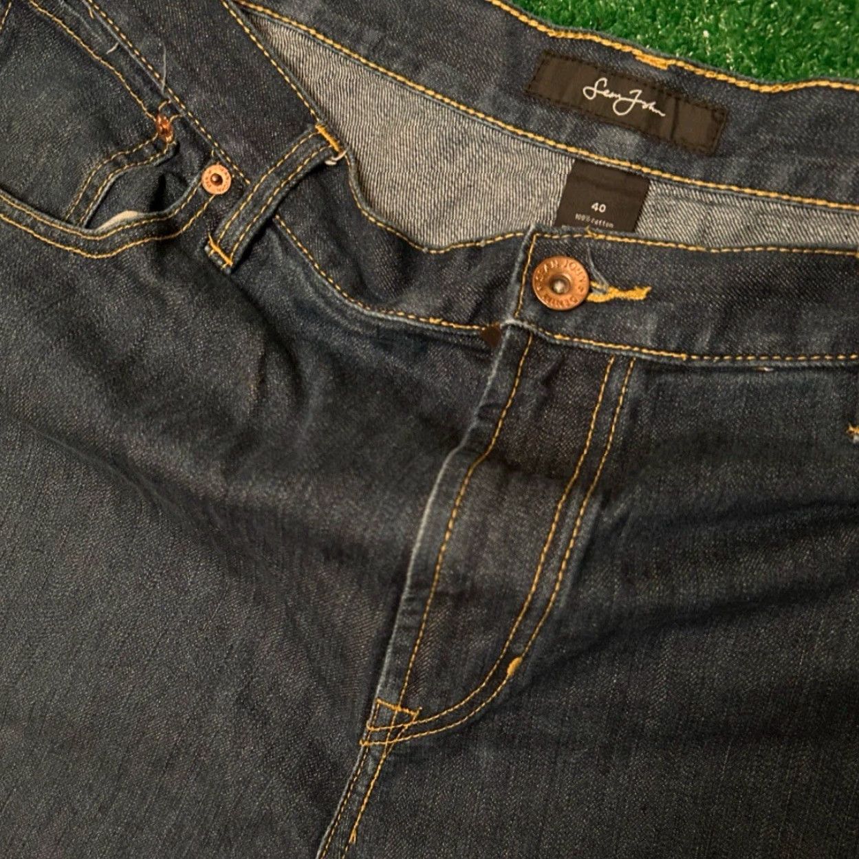Sean John VINTAGE Sean John Baggy Hip Hop Skater Grunge JNCO Jeans Shorts 40 Jorts Men Size US 40 / EU 56 - 3 Thumbnail