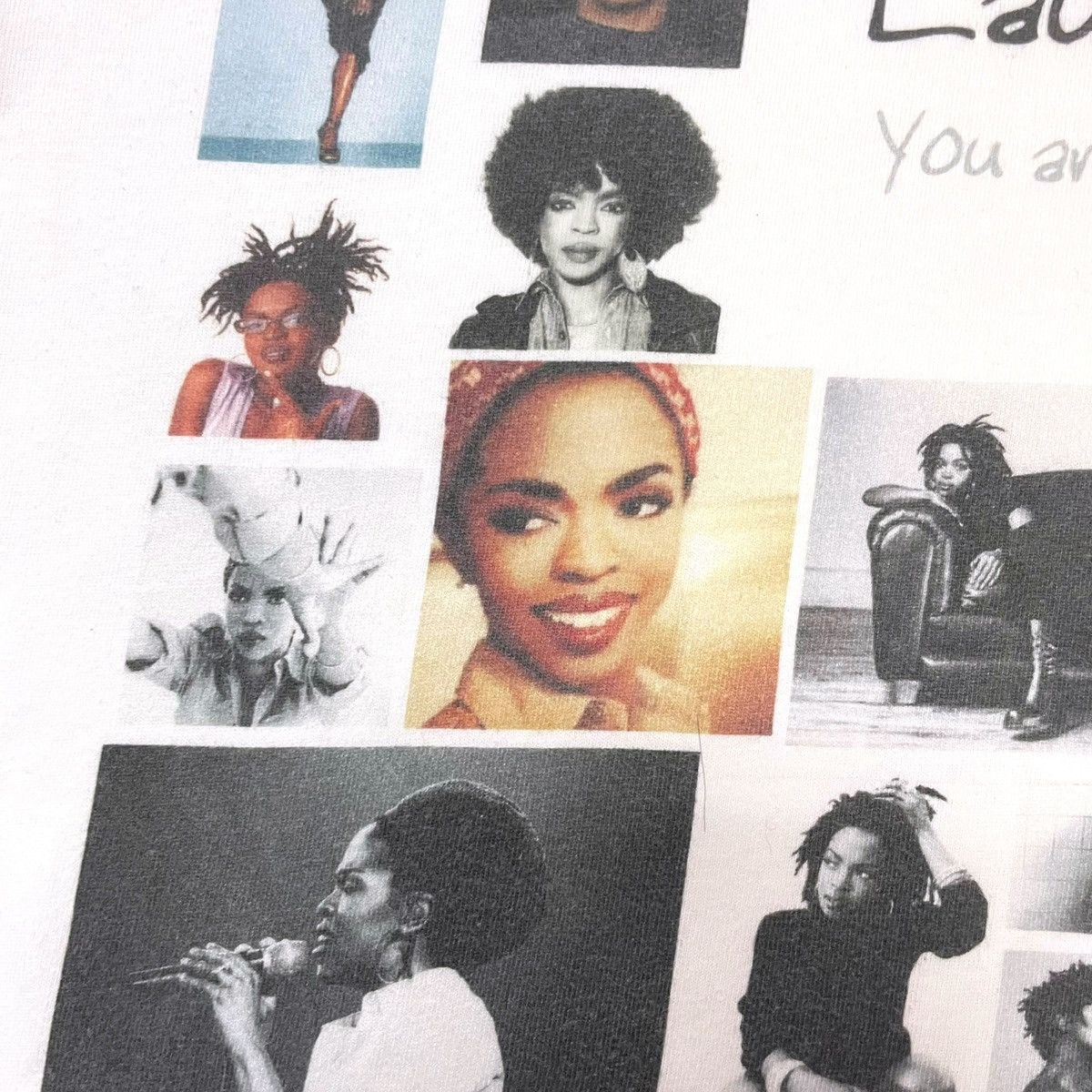 Rap Tees Ms. Lauryn Hill "You are my dream" Portrait Tee Size US M / EU 48-50 / 2 - 7 Thumbnail