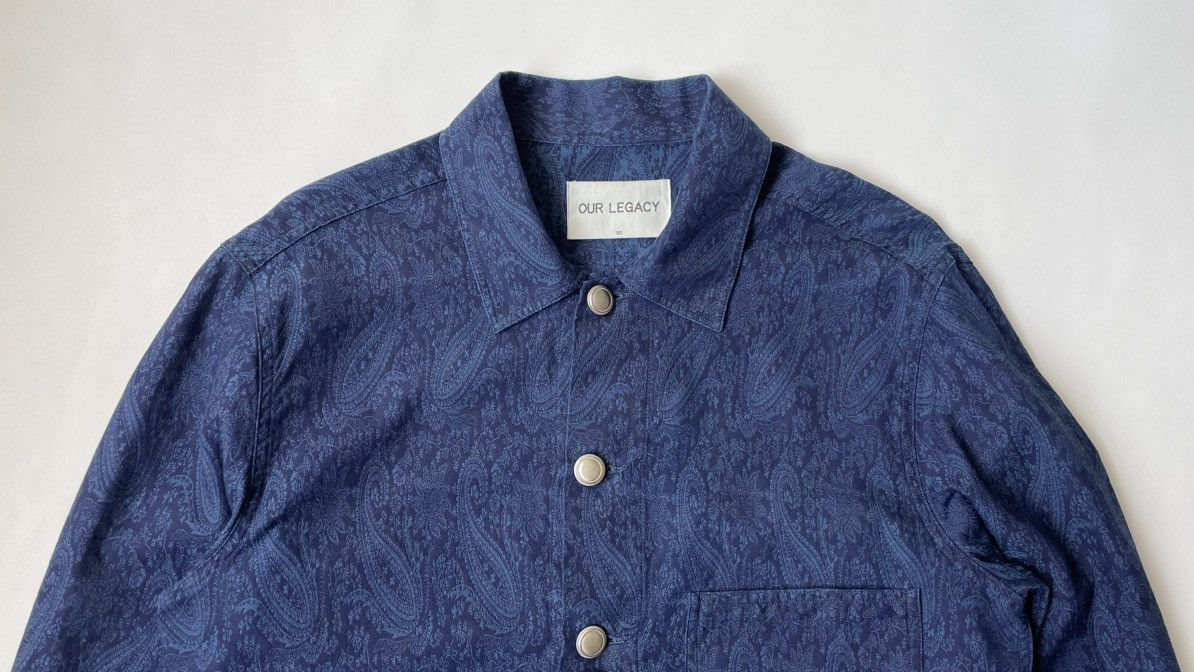 Our Legacy ‘Indigo Paisley’ Denim Jacket Size US M / EU 48-50 / 2 - 5 Thumbnail