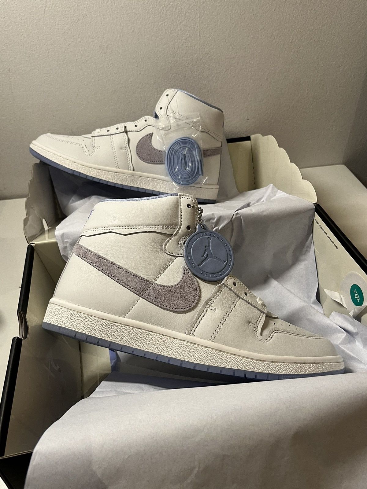 Nike NIKE Air Ship Pe Sp from But To Flower White Size US 9.5 / EU 42-43 - 2 Thumbnail