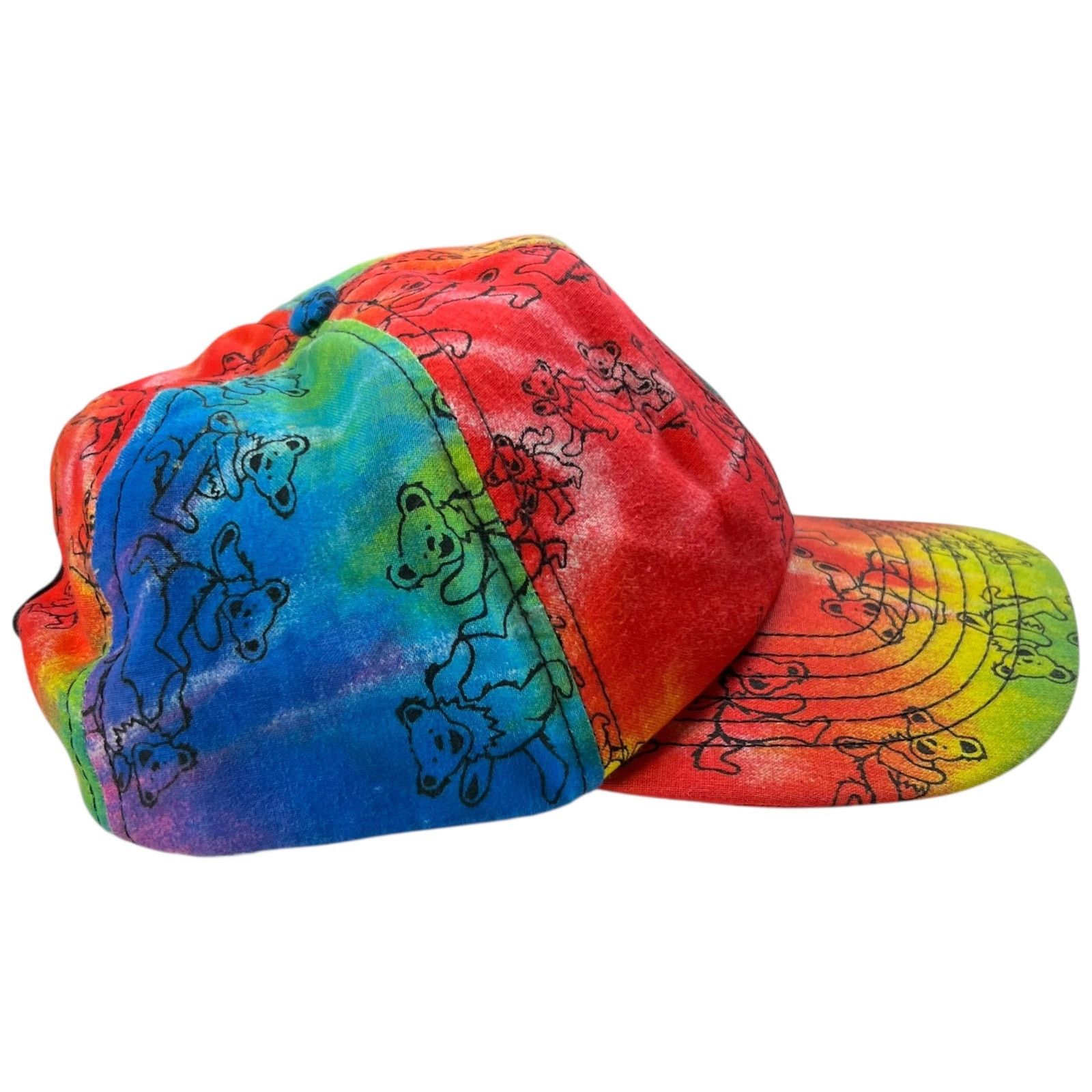 Band Tees × Grateful Dead × Vintage Vintage 90s Grateful Dead Bears AOP tie dye SnapBack Size ONE SIZE - 3 Thumbnail