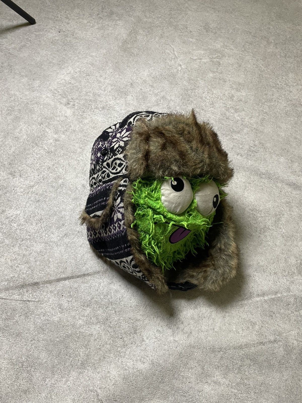 If Six Was Nine X2 Hat Y2K Vintage Nordic Trapper With Faux Fur Lining Size ONE SIZE - 10 Thumbnail