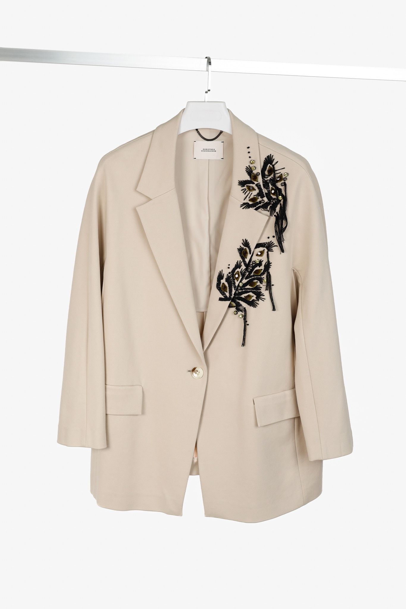 DOROTHEE SCHUMACHER Dorothee Schumacher Emotional Essence Embroidered Jacket Size XL / US 12-14 / IT 48-50 - 1 Thumbnail