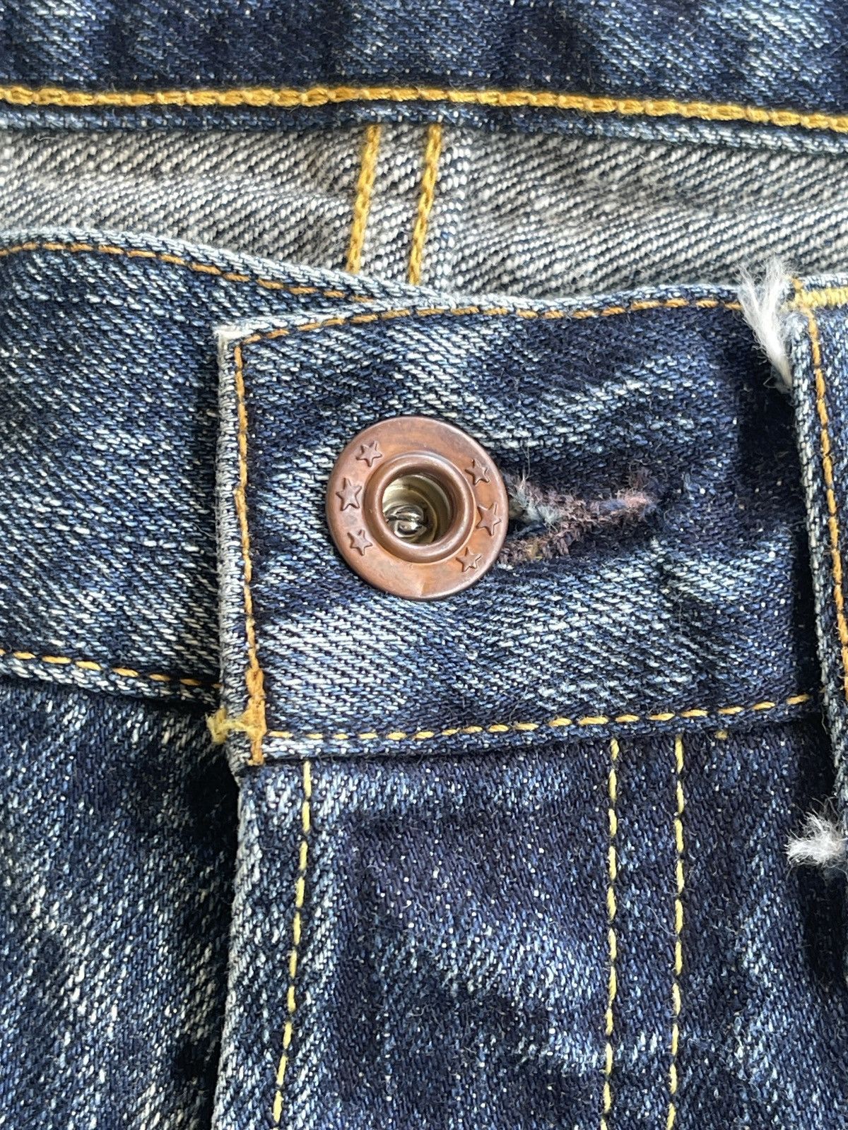 Japanese Brand Crazy Vintage Japanese Distressed Denim Size US 32 / EU 48 - 9 Thumbnail