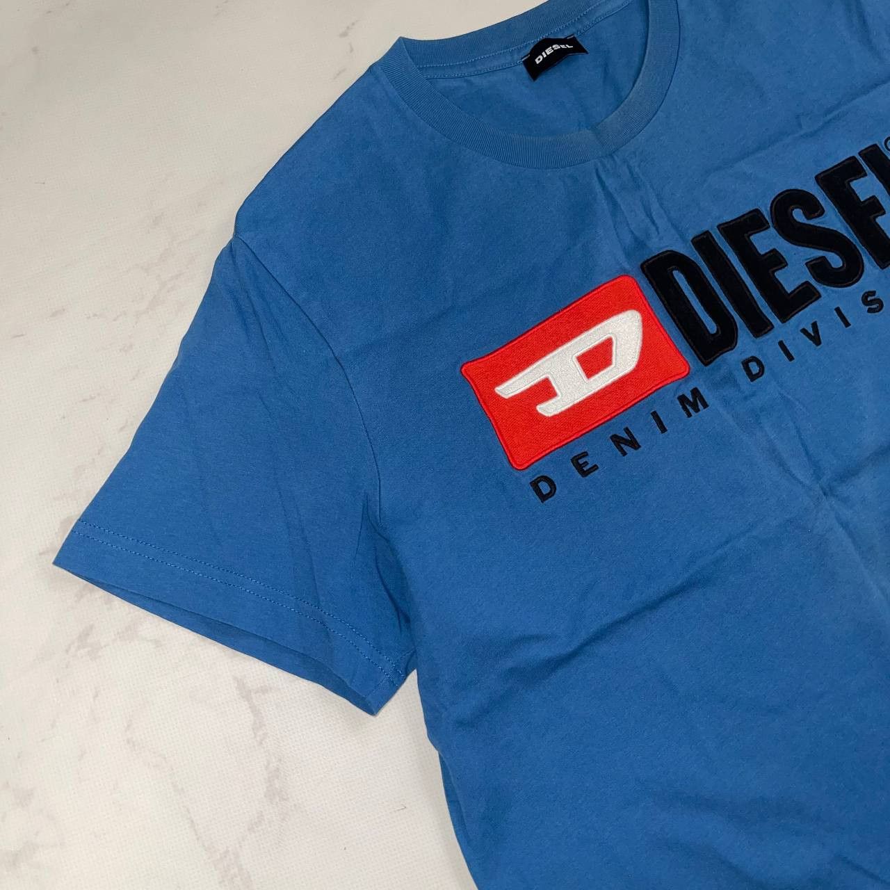 Diesel Vintage Diesel T-Shirt Big Logo Japanese Y2K Size XL Blue Size US XL / EU 56 / 4 - 5 Thumbnail