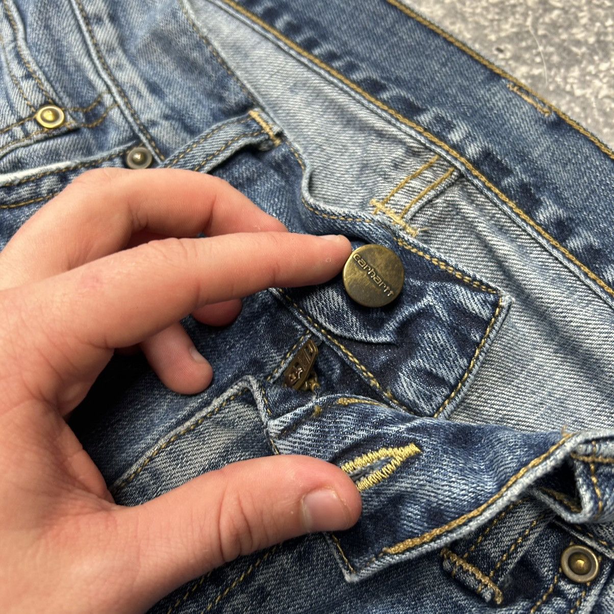 Carhartt Vintage Carhartt Patch logo Denim streetwear basic jeans Size US 30 / EU 46 - 14 Thumbnail