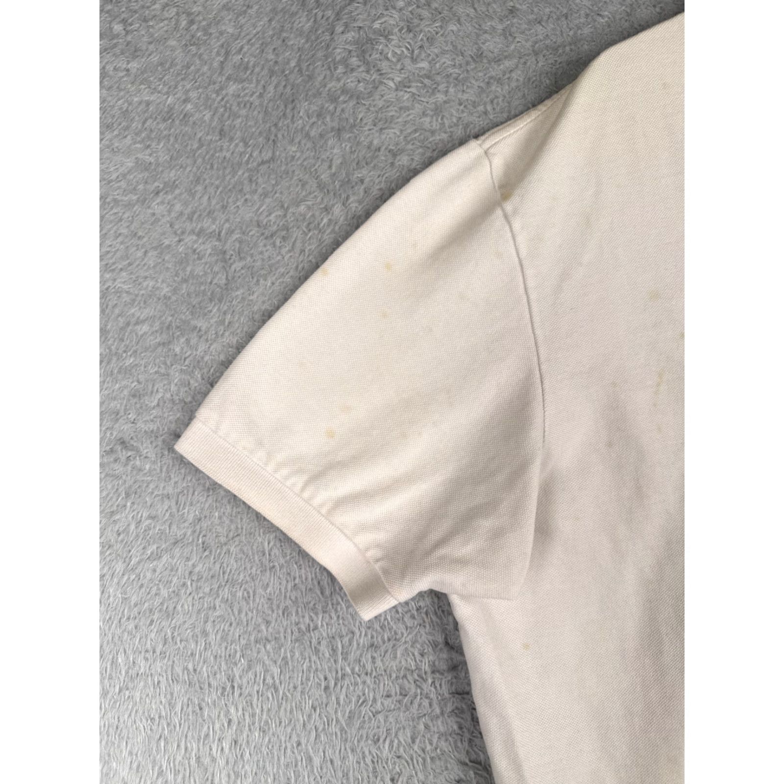 Ralph Lauren VINTAGE Ralph Lauren Polo Shirt Mens 2XL White Green 100% Cotton Knit Polo Shirt Mens XXLLarge White Green Polo Shirt Mens Size US XXL / EU 58 / 5 - 5 Thumbnail