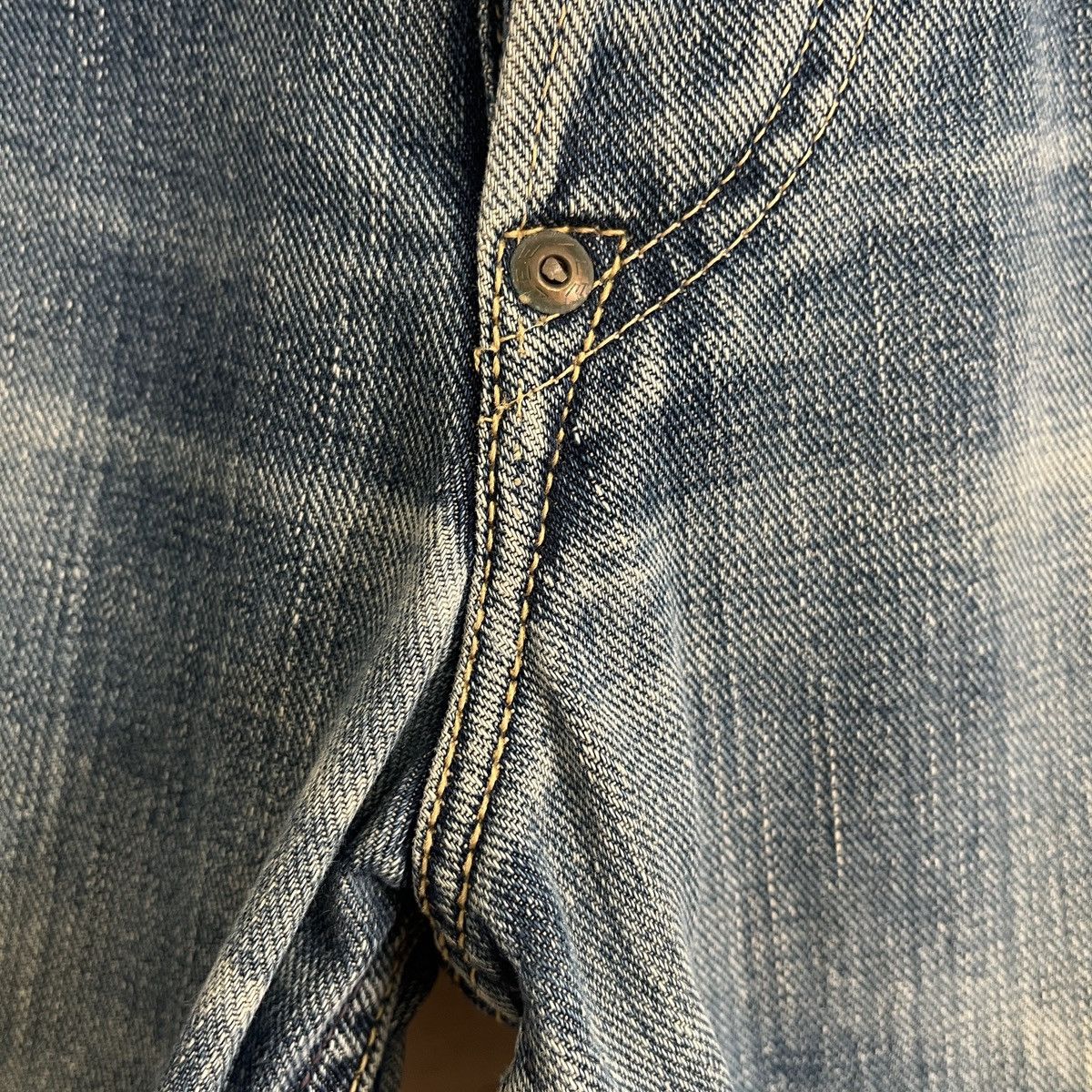 Japanese Brand × Lee × Vintage Vintage 1980s Redline Selvedge Lee Distressed Denim Size 28" / US 6 / IT 42 - 8 Thumbnail