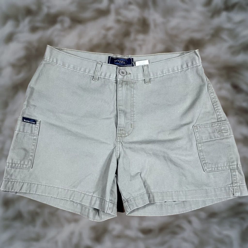 Vintage VINTAGE Weather Vane Shorts Womens Size 11 Mid Rise Beige Made in USA Size 32" / US 10 / IT 46 - 1 Thumbnail
