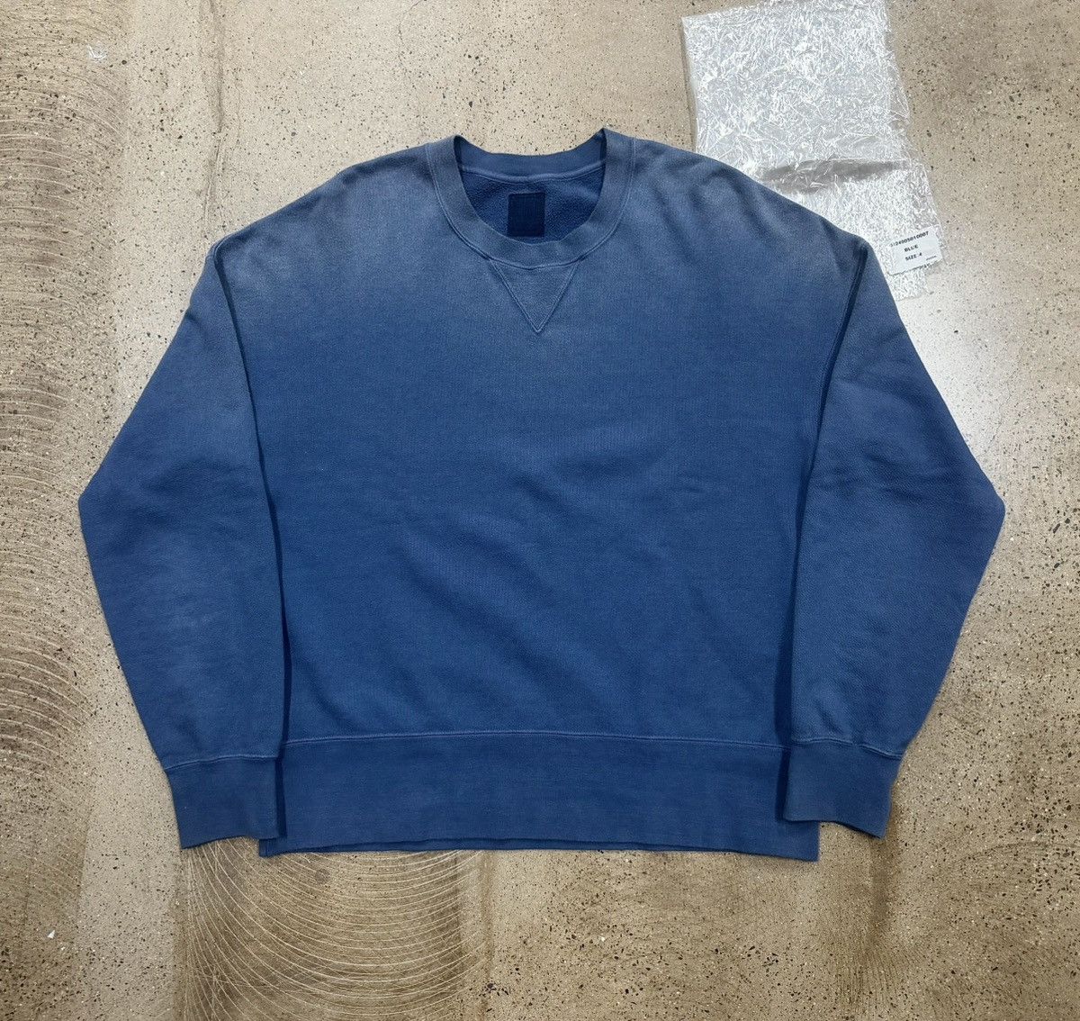 Visvim 24aw ICT Court Sweat Dmgd ，size4