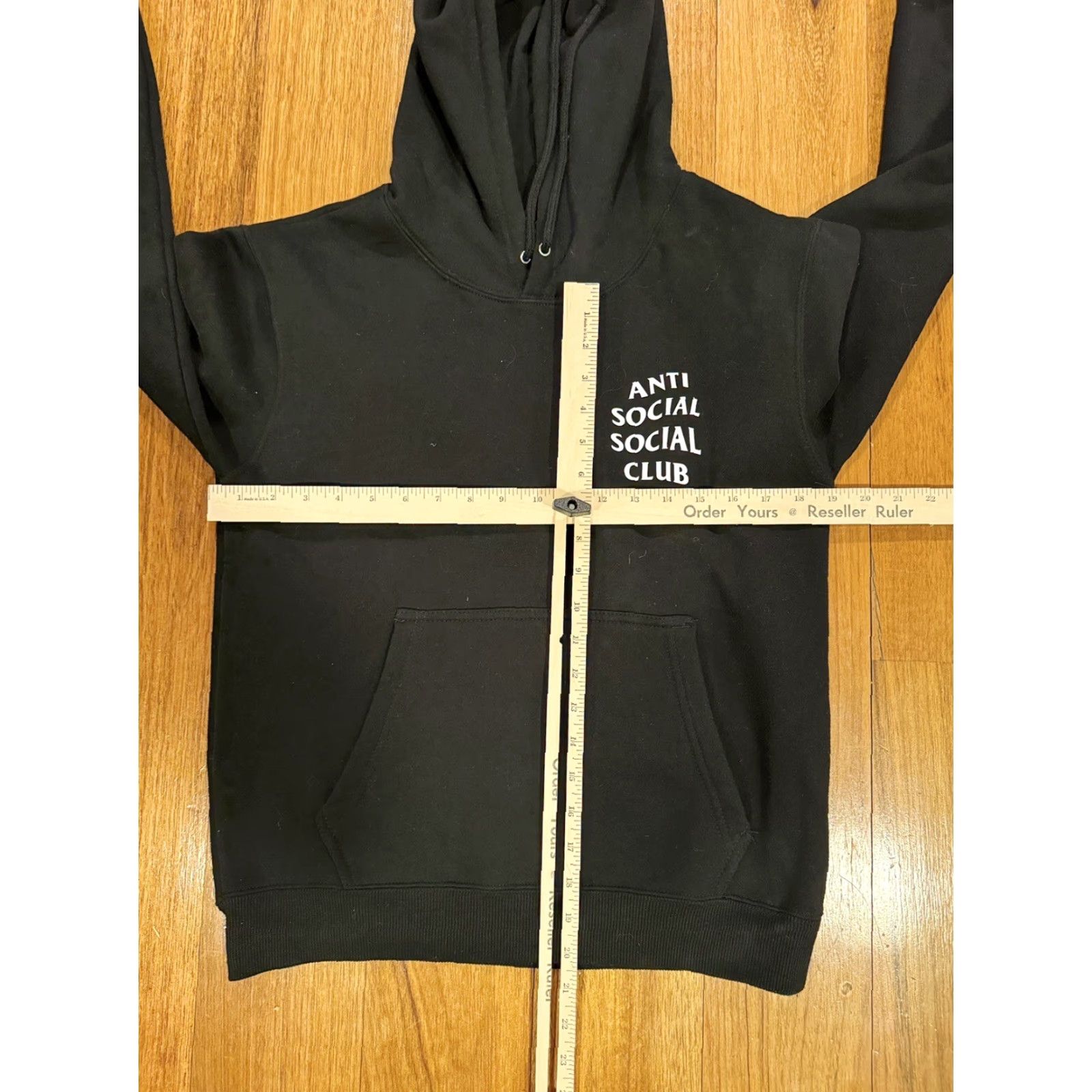 Anti Social Social Club Anti Social Social Club Hoodie Pullover Logo Black White Plain Sweatshirt Medium Mens Size US M / EU 48-50 / 2 - 7 Thumbnail
