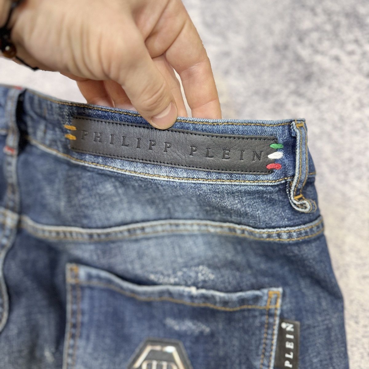 Philipp Plein Philipp Plein Super Straight Cut Mens Jeans 36 size Size US 36 / EU 52 - 12 Thumbnail