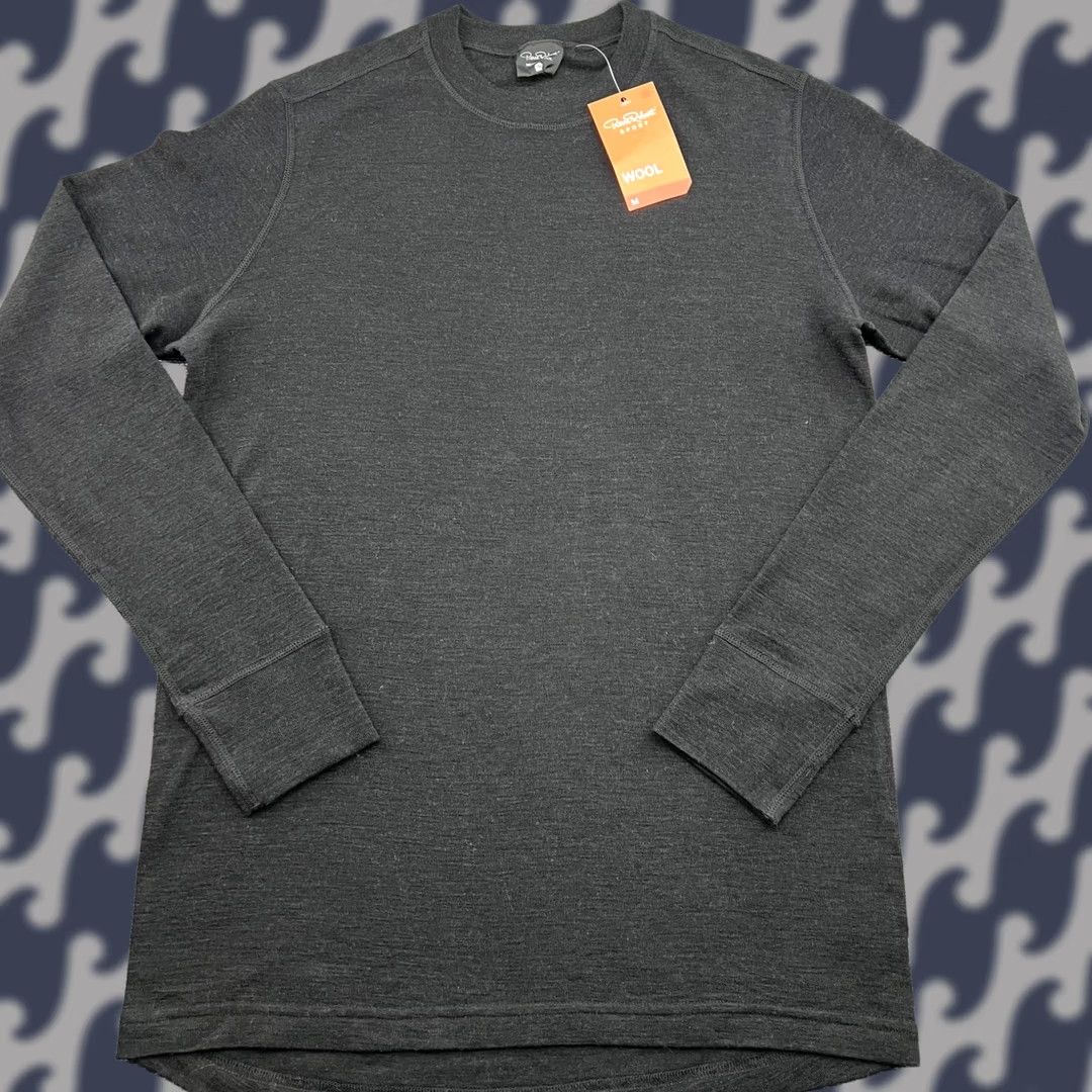 Layer 8 Pierre Robert Base Layer Shirt Mens Medium Merino Wool Tencel Outdoor Ski Hiking Size US M / EU 48-50 / 2 - 1 Thumbnail