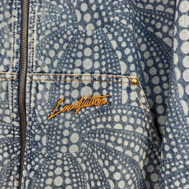 Louis Vuitton Louis Vuitton Yayoi Kusama Pumpkin Full Print Denim Jacket Size US M / EU 48-50 / 2 - 4 Thumbnail