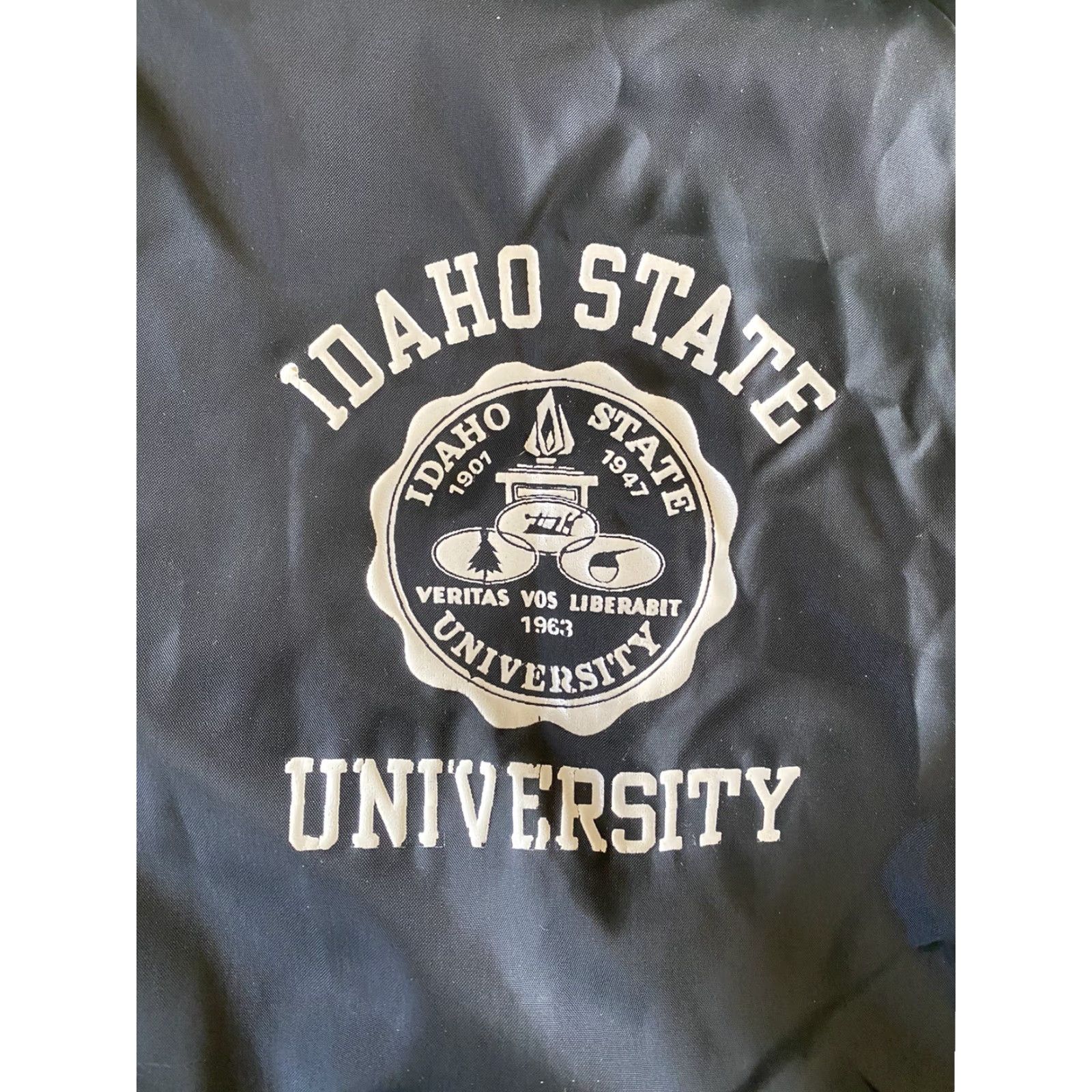 Vintage VINTAGE Hartwell Jackets Men’s 2XL Black Idaho State University Made In USA Jacket Size US XXL / EU 58 / 5 - 4 Thumbnail