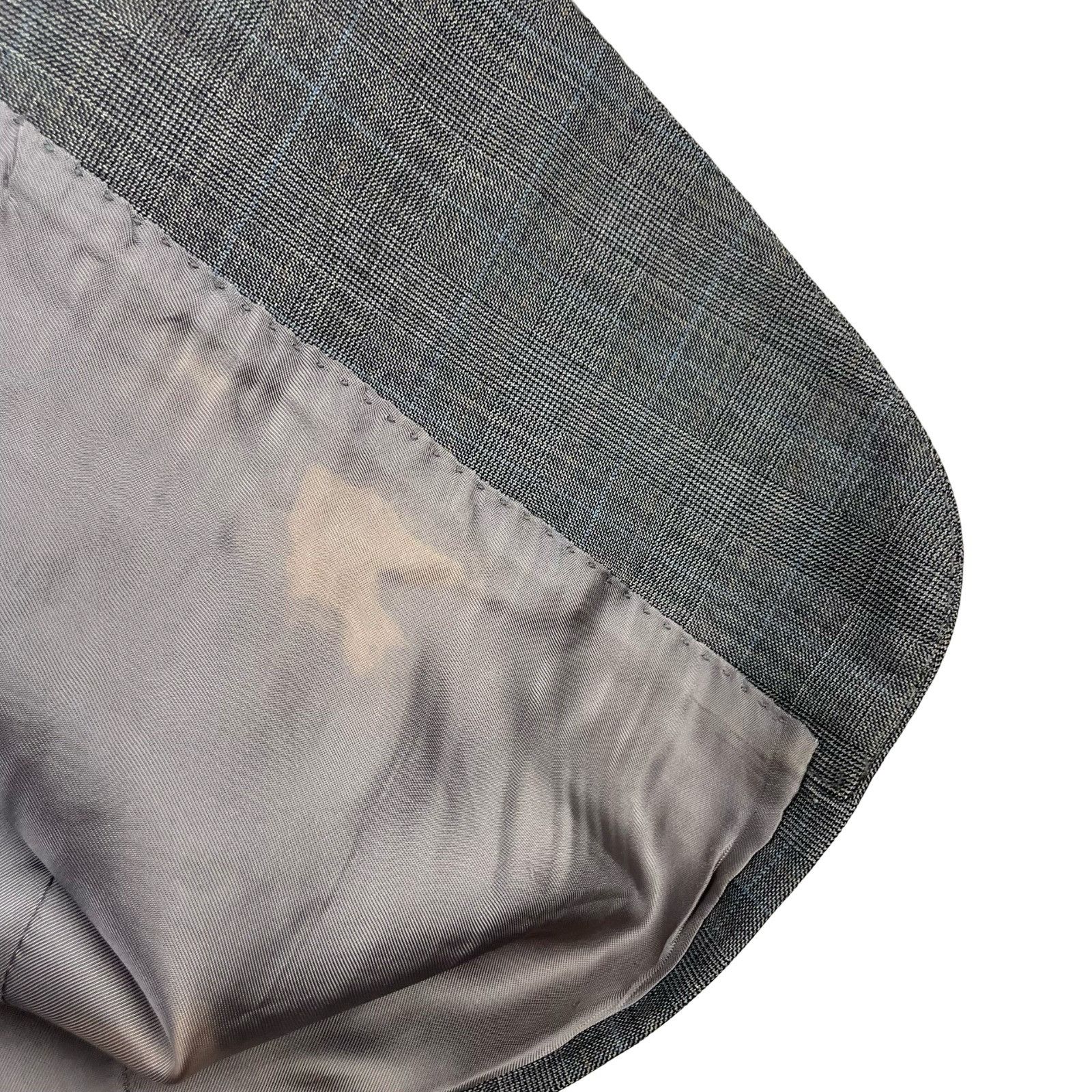 Brooks Brothers Brooks Brothers Men’s 100% Wool 2-Button Suit Gray Plaid • I Size 44L - 21 Thumbnail