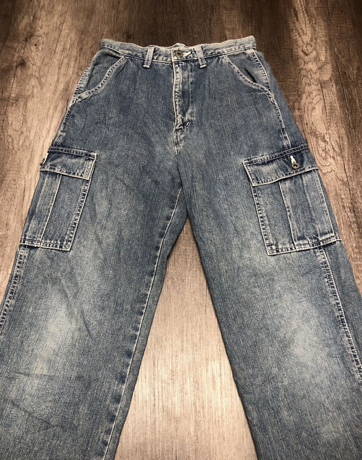 Japanese Brand × Vintage VINTAGE BOBSON JEANS CARGO PANT UNISEX Size 26" / US 2 / IT 38 - 6 Thumbnail