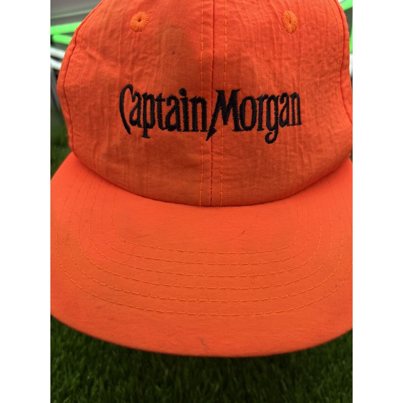 Other Vtg Captain Morgan Original Spiced Rum Snapback hat cap 90s Size 38 - 2 Thumbnail