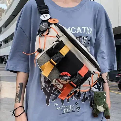 Other Male Canvas Casual Satchel Men Fanny Packs Size ONE SIZE - 1 Thumbnail