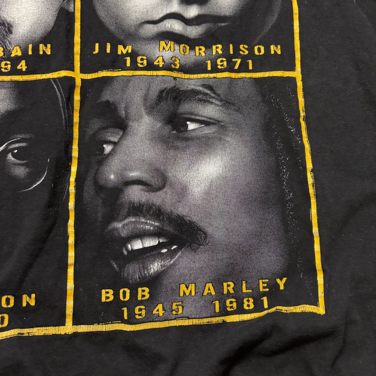 Band Tees × Bob Marley crazy 90s single stitch Kurt Cobain legends t-shirt lennon Size US M / EU 48-50 / 2 - 5 Thumbnail