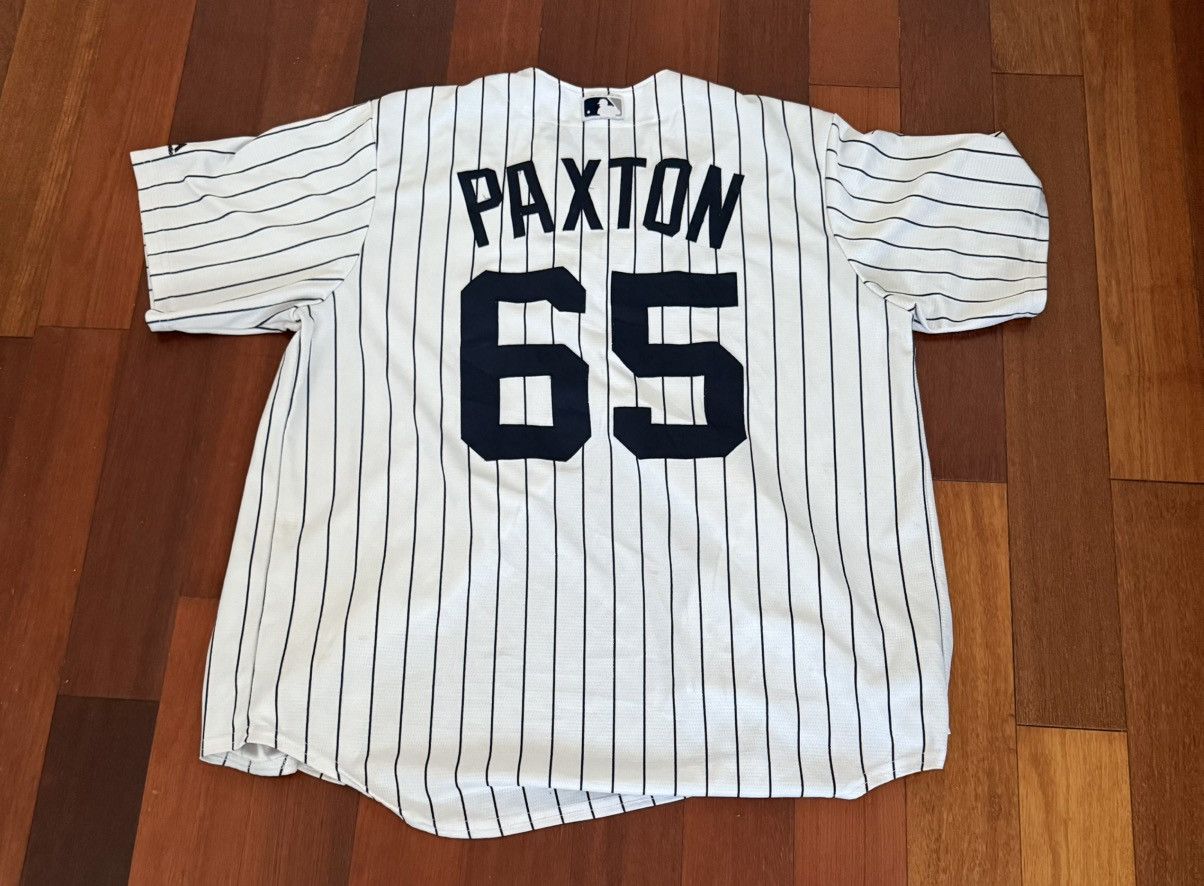 Majestic James Paxton New York Yankees Vintage Jersey Size US L / EU 52-54 / 3 - 2 Thumbnail