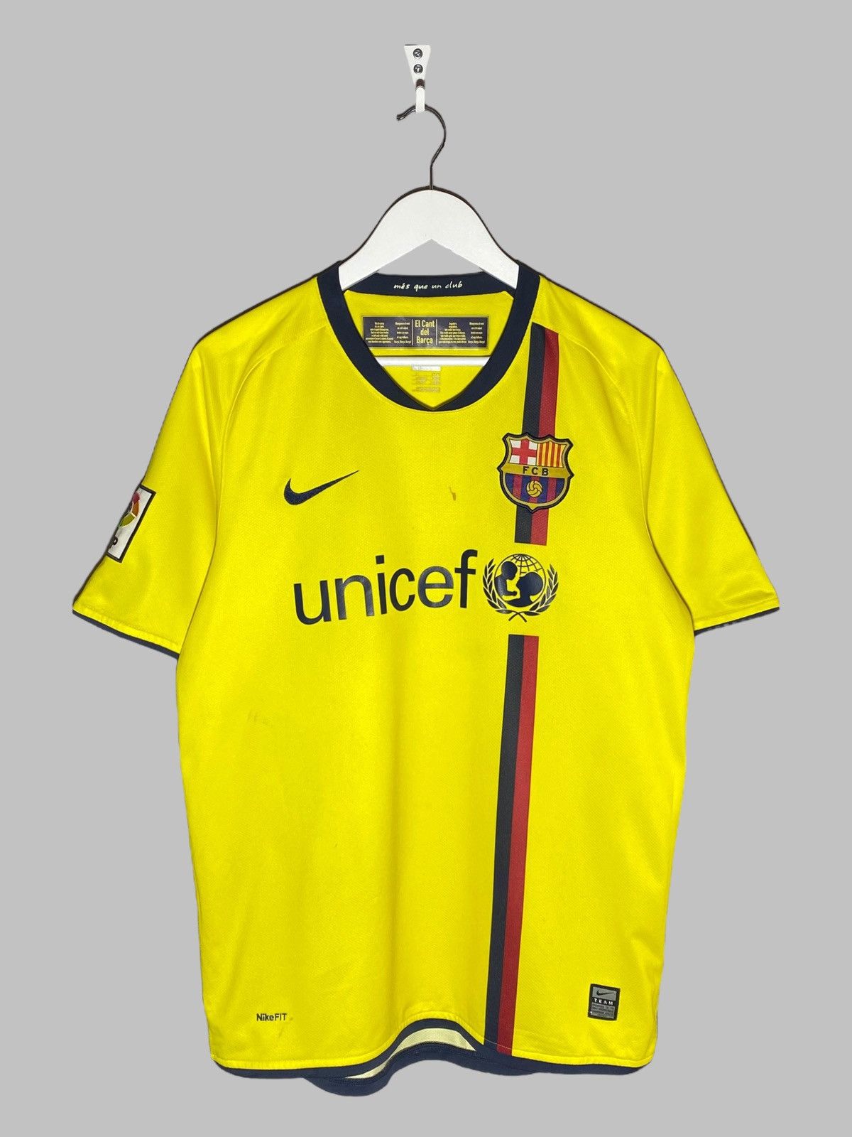Nike Vintage Nike FC Barcelona 2008 2009 Away Football Shirt Size US M / EU 48-50 / 2 - 1 Thumbnail