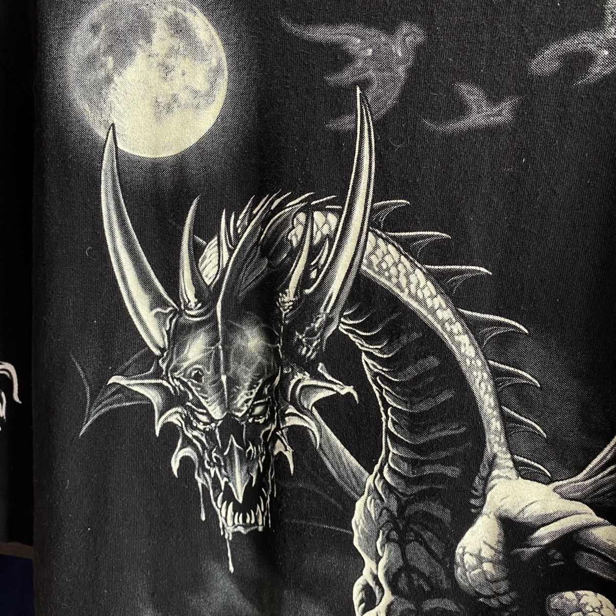 Band Tees Vintage Dragon Overprinted 90’s Single stitch usa tee Size US XL / EU 56 / 4 - 3 Thumbnail