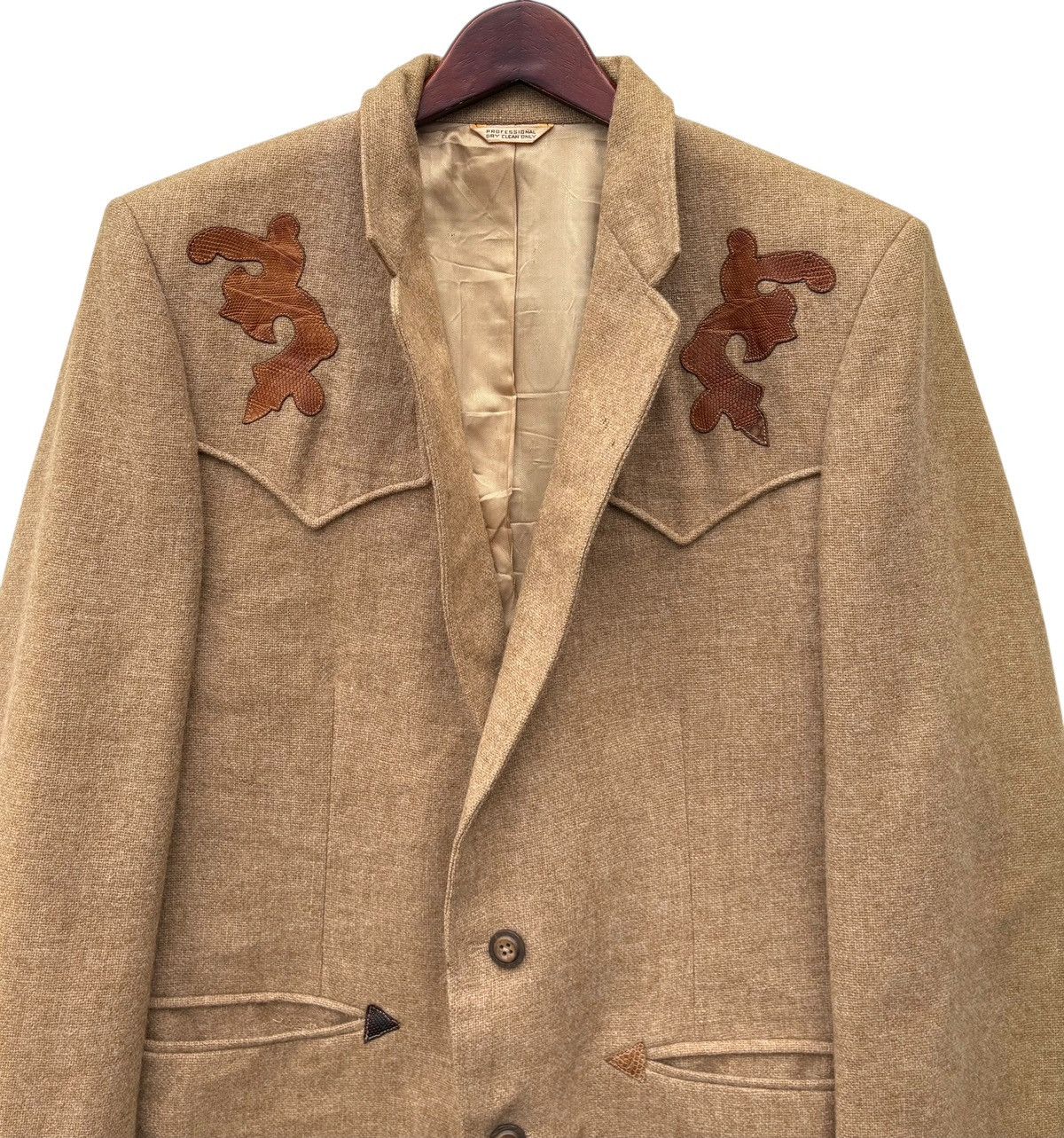 Vintage Vintage Scully Leather Patch Western Blazer Works Jacket Size US S / EU 44-46 / 1 - 7 Thumbnail