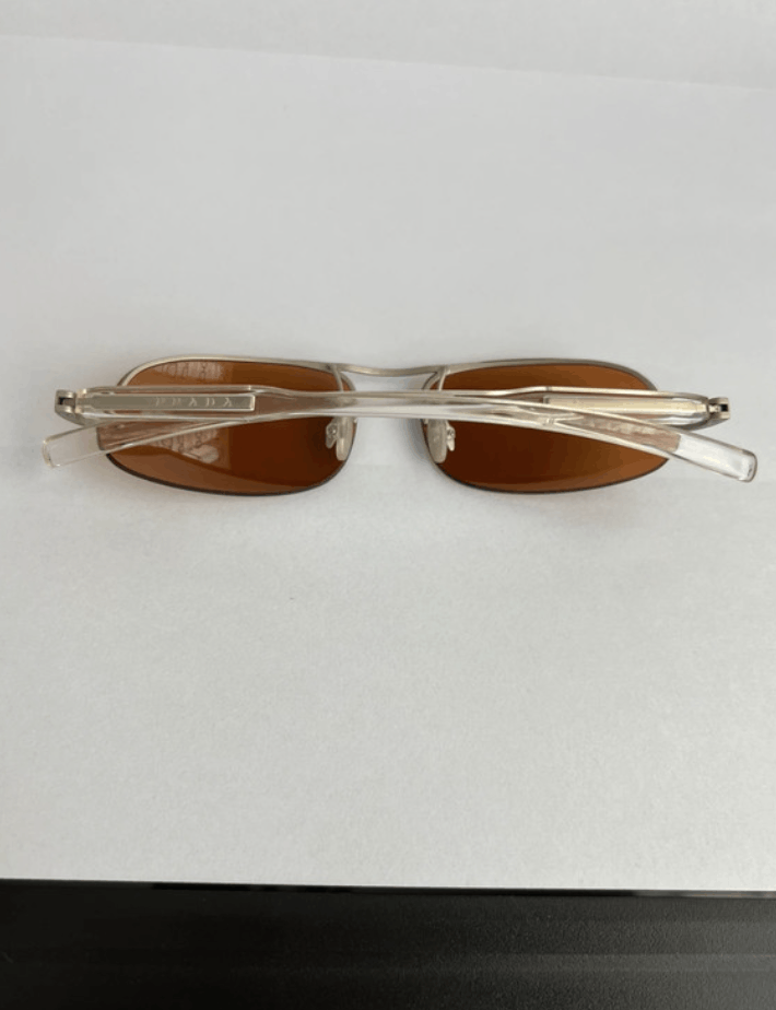 Prada PRADA Sunglasses SPR 56A Wrap Shield Mask Symbole Sport Size ONE SIZE - 3 Thumbnail