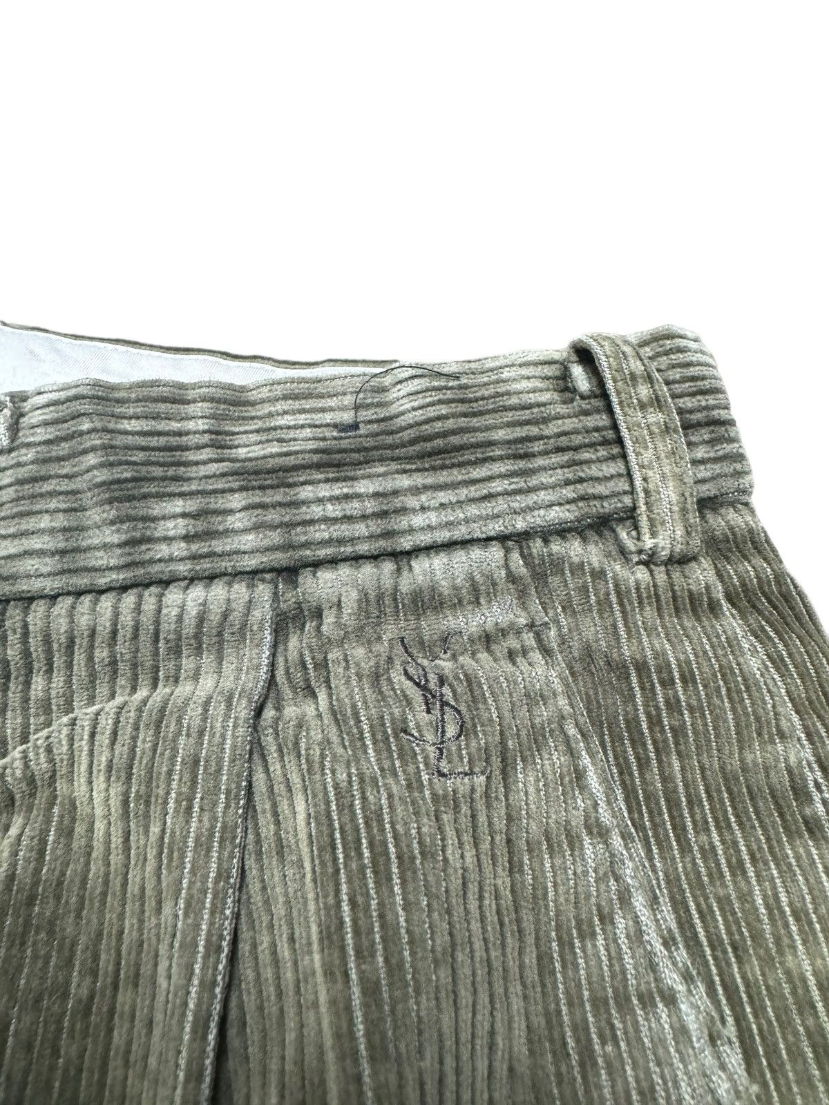 Yves Saint Laurent VINTAGE YSL YVES SAINT LAURENT CORDUROY PANT Size US 34 / EU 50 - 7 Thumbnail