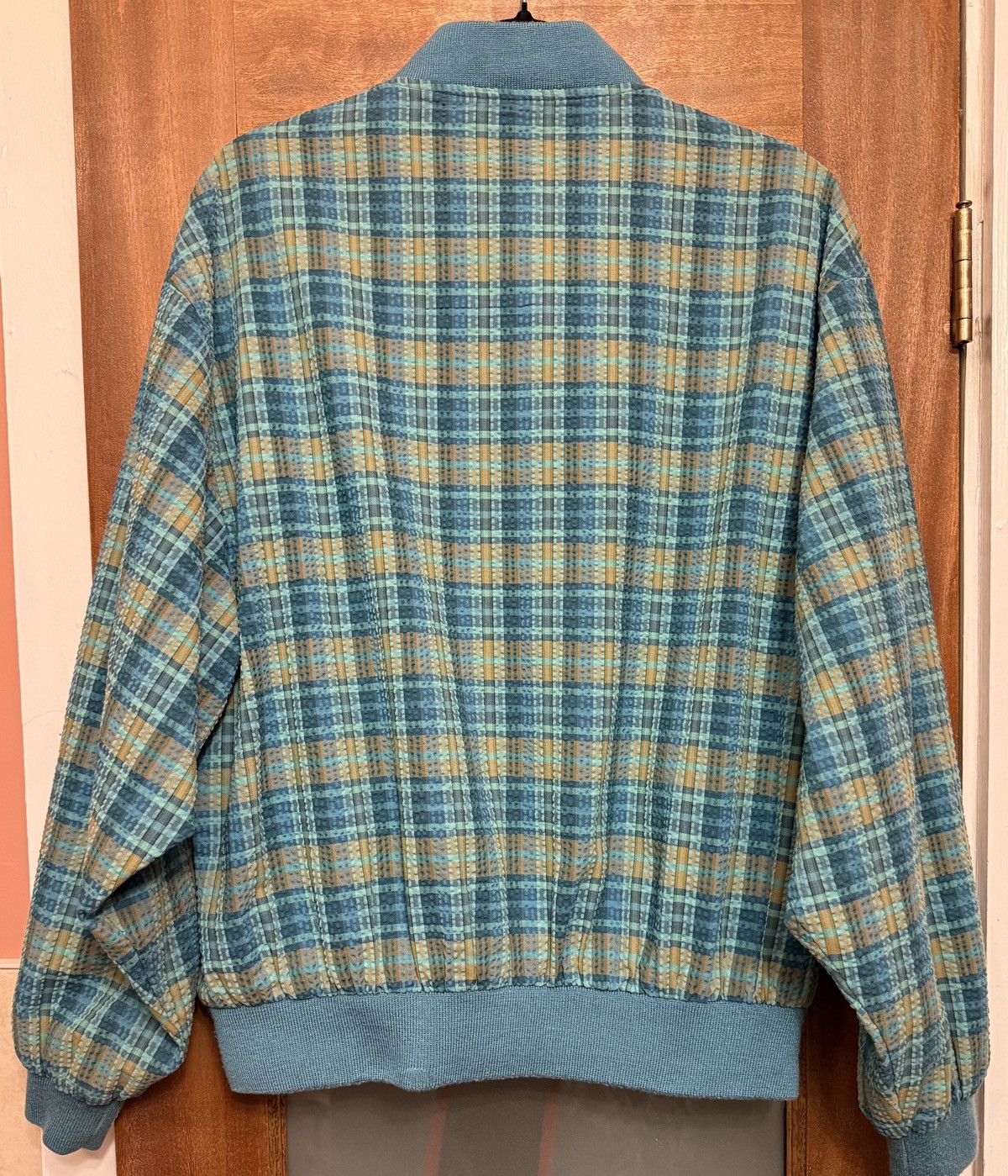 Other Crocodile International Men’s Vintage Plaid Bomber Jacket Size US L / EU 52-54 / 3 - 10 Thumbnail