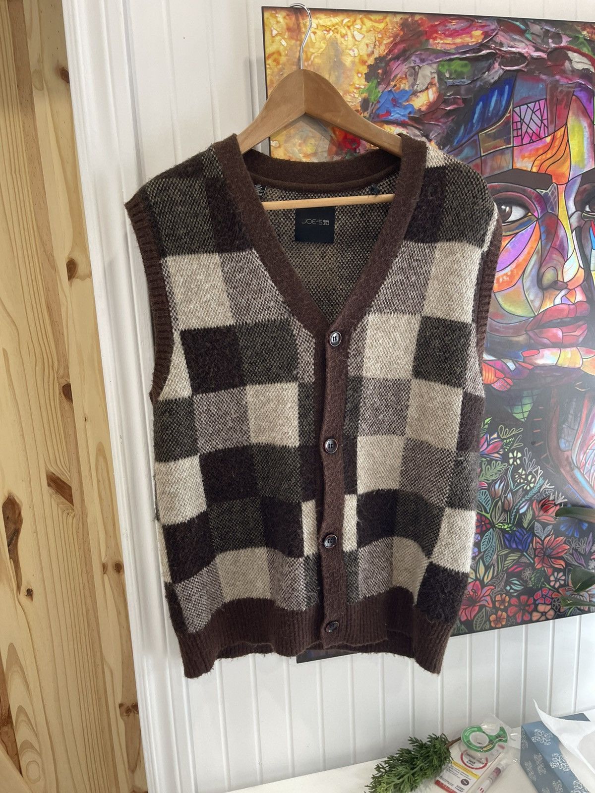 Joe's Vintage sleeveless cardigan Size US L / EU 52-54 / 3 - 1 Thumbnail