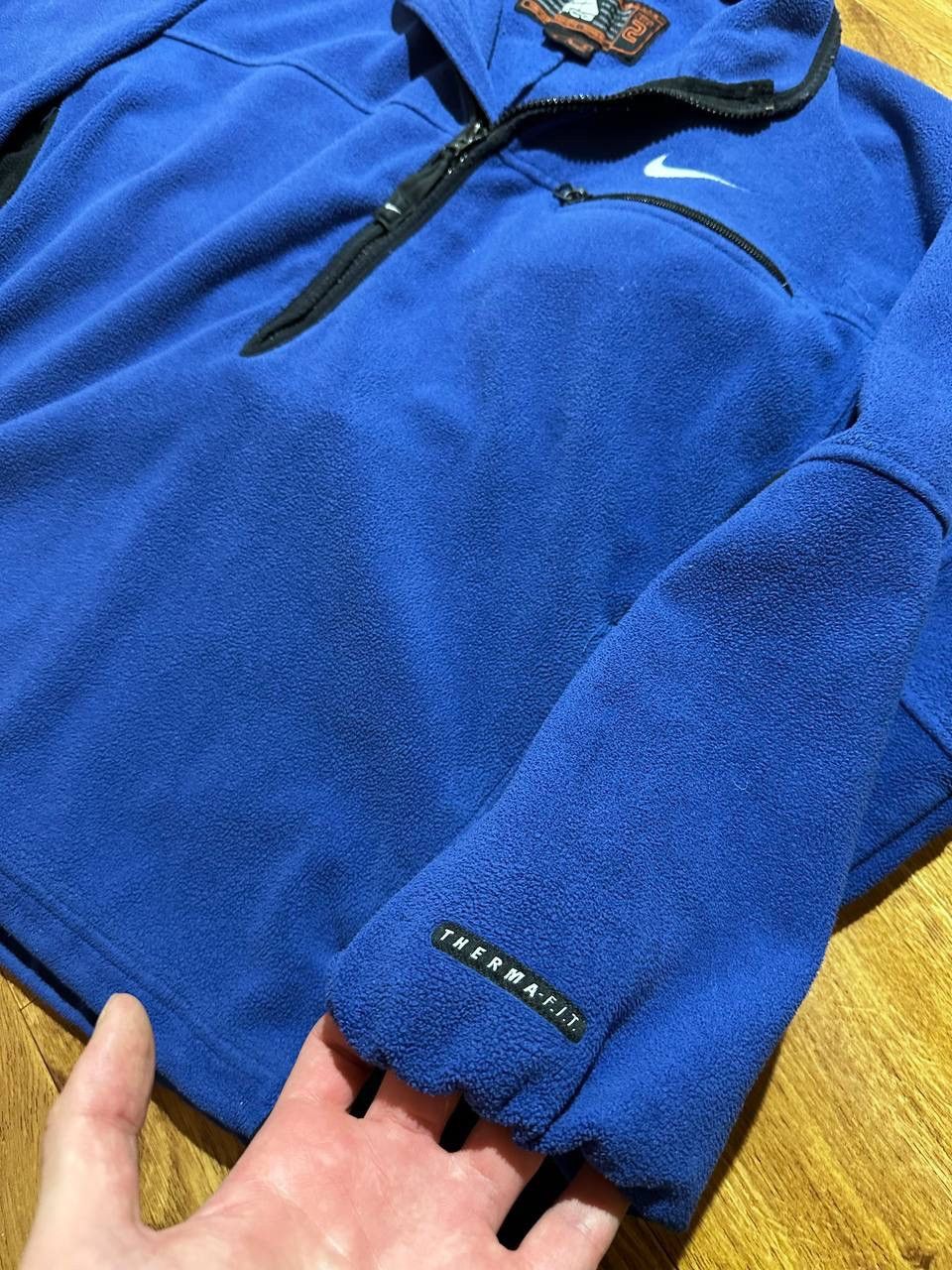 Nike ACG × Vintage Vintage 1997 Nike ACG Blue 1/2 Zip Pullover Fleece Jacket Size US M / EU 48-50 / 2 - 5 Thumbnail