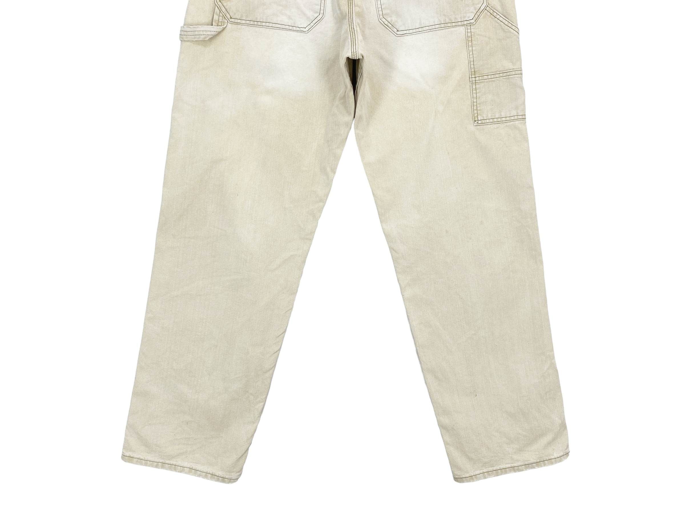 Japanese Brand Vintage Lee Carpenter Light Wash Denim Jeans Size US 35 - 7 Thumbnail