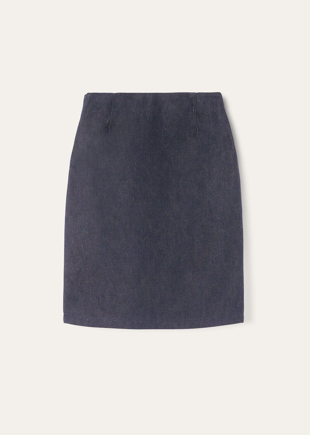Loro Piana o1srvl11e0825 FAO5682 Beryl Midi Skirt in Blue Size 27" / US 4 / IT 40 - 6 Thumbnail