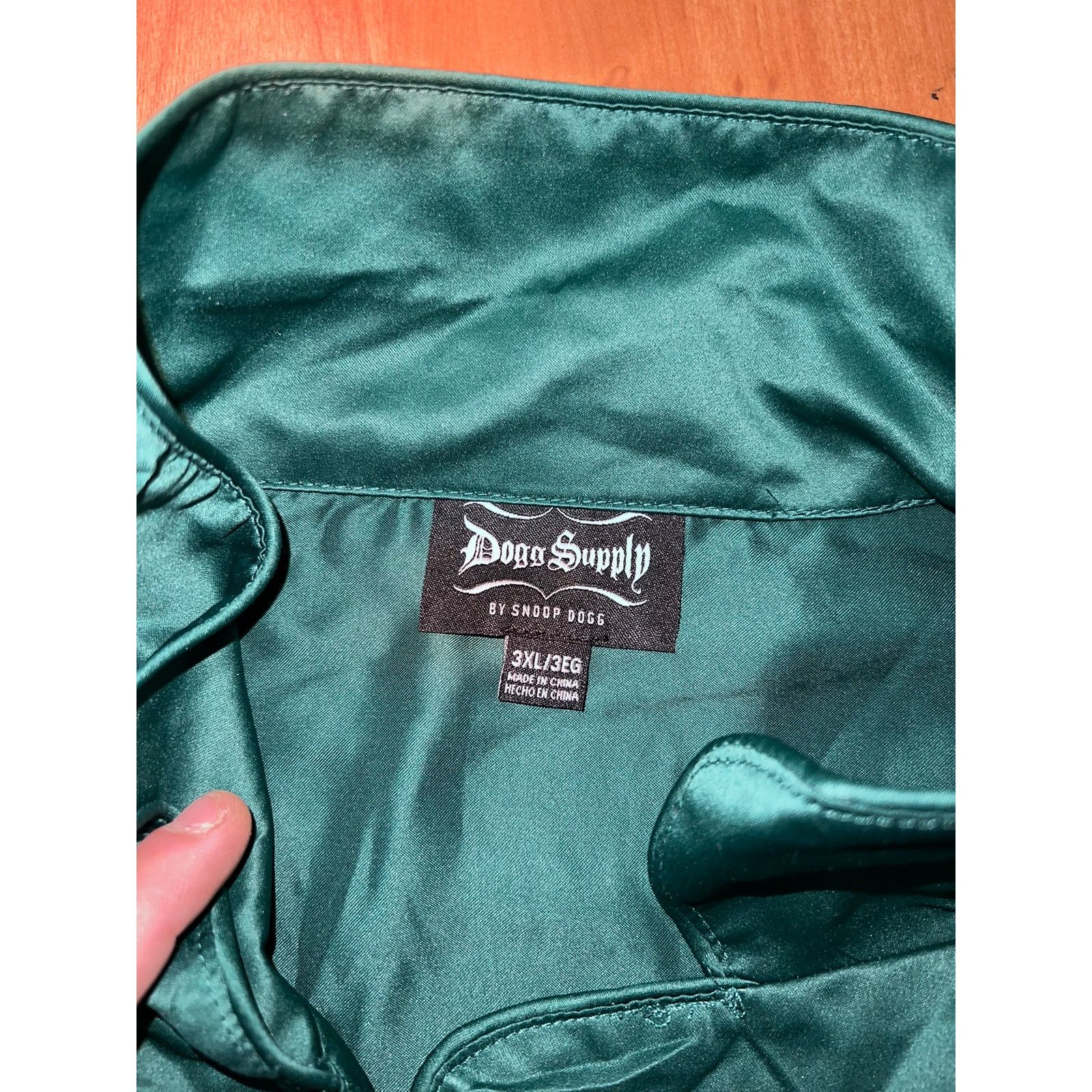 Vintage Dogg Supply By Snoop Dogg Pajama Set Green Top & Bottom 3XL Size US XXL / EU 58 / 5 - 8 Thumbnail