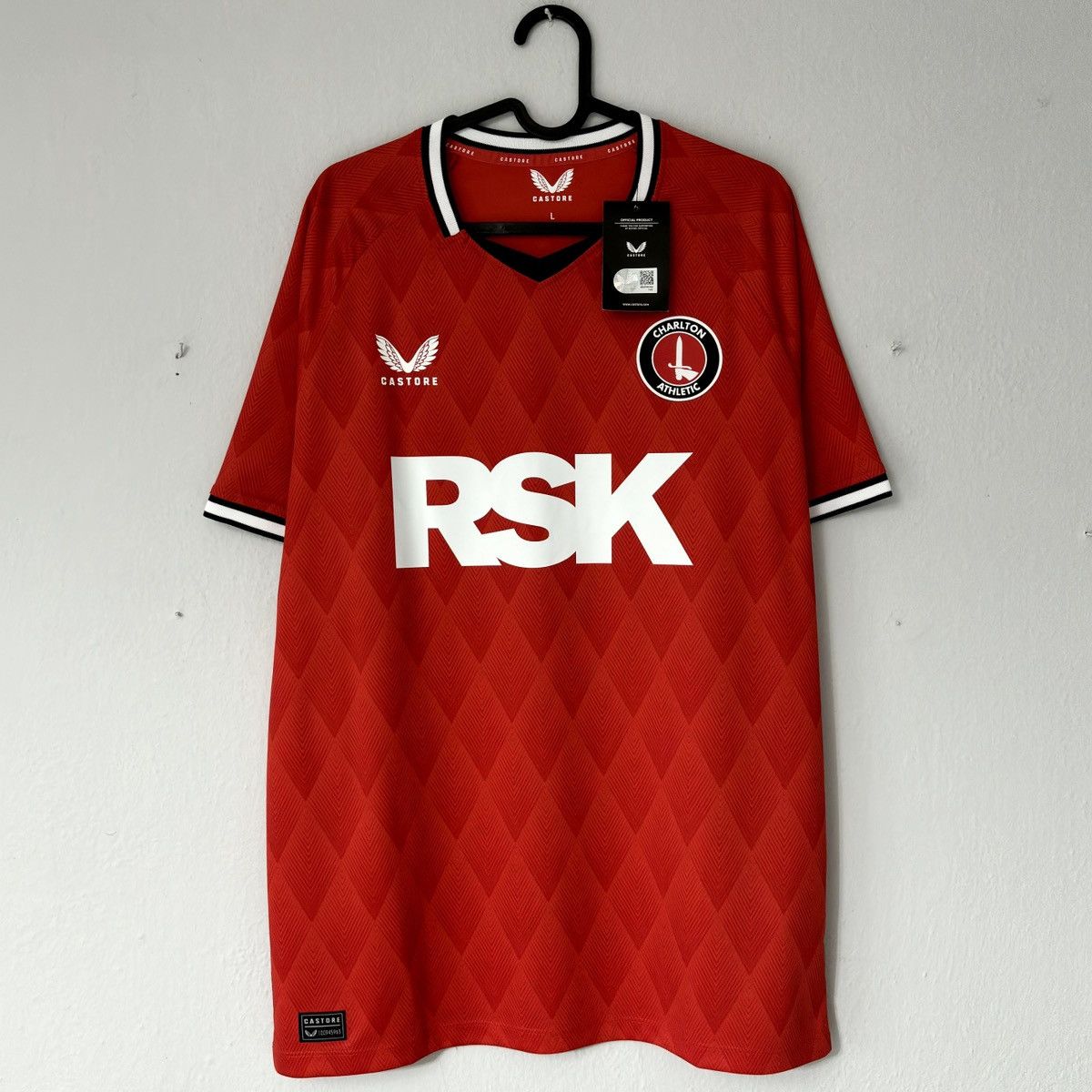 Castore 2022 2023 Charlton Athletic Castore Home Soccer Jersey Shirt Size US L / EU 52-54 / 3 - 2 Thumbnail