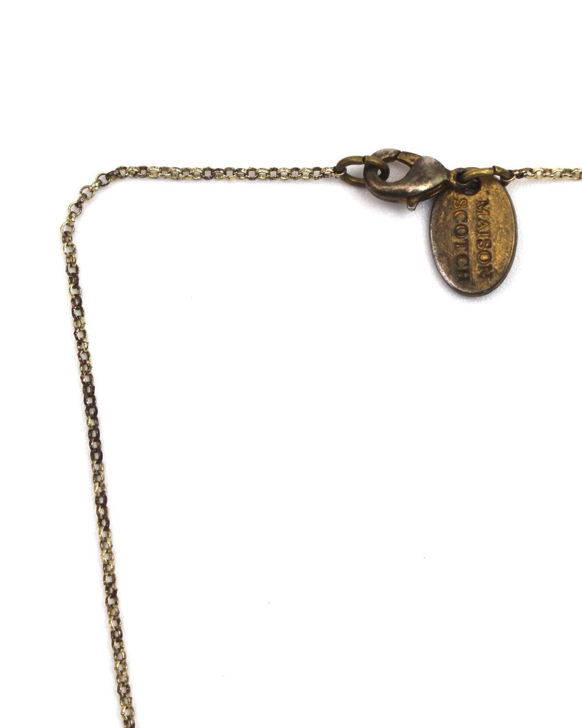 Hysteric Glamour 2000S MAISON SCOTCH ENGRAVED SNAKE MOTIF CHAIN NECKLACE Size ONE SIZE - 4 Thumbnail