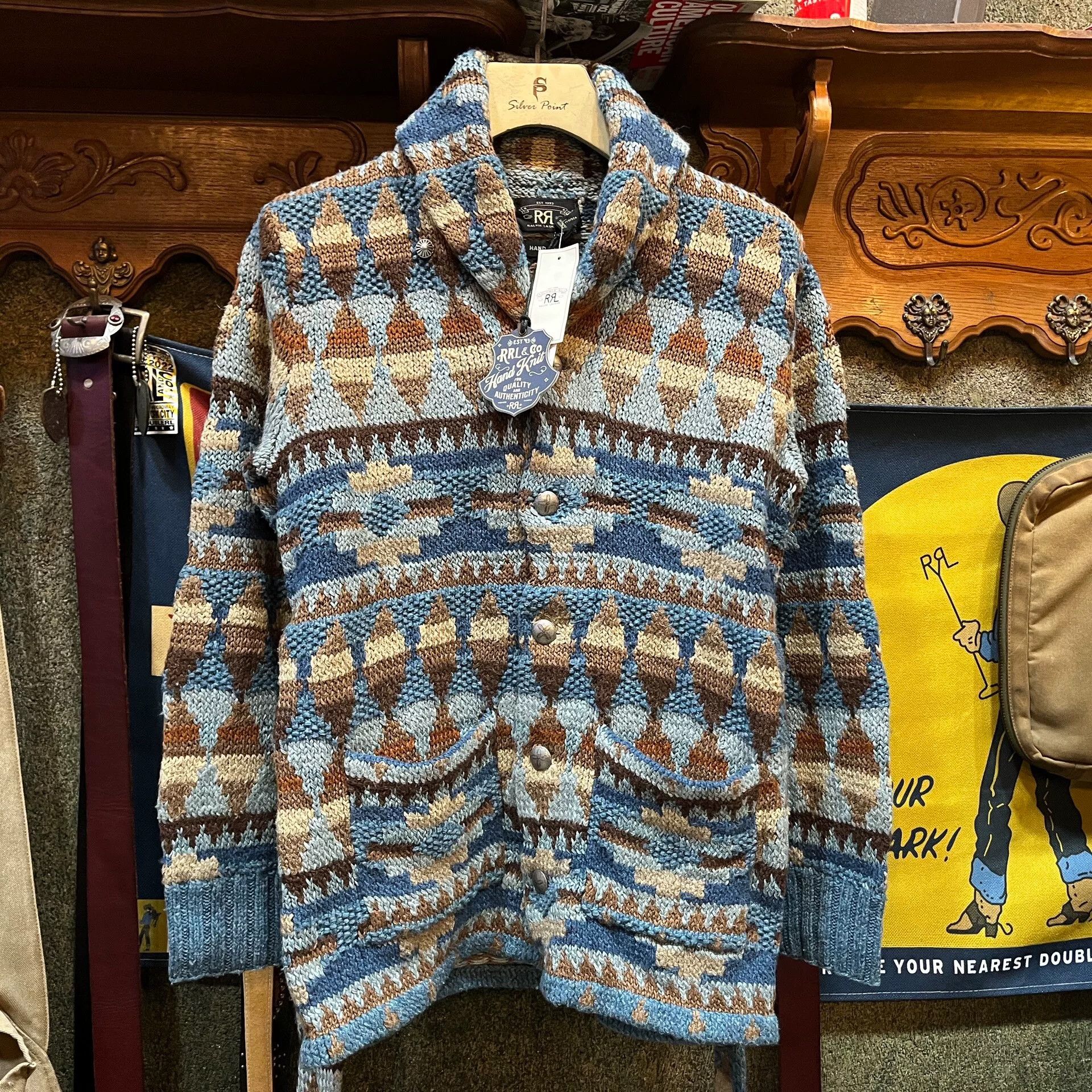RRL Ralph Lauren RRL Southwest Wool Blend Cardigan Size US S / EU 44-46 / 1 - 1 Thumbnail
