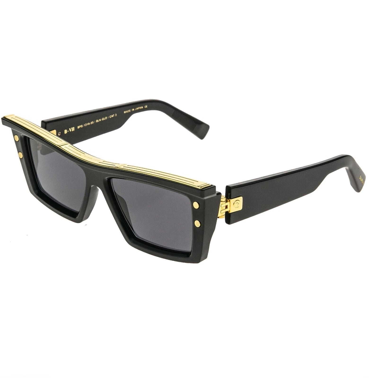 Balmain BALMAIN B-VII B 7 BY AKONI BPS131 BPS 131A Fashion Sunglass Size ONE SIZE - 4 Thumbnail