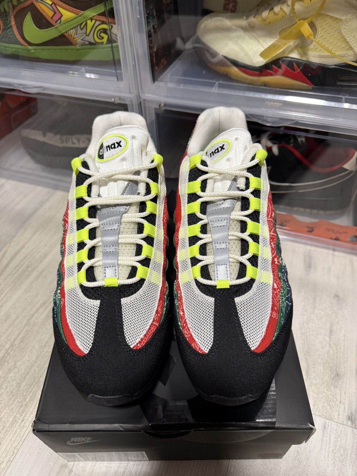 Nike Nike Air Max 95 OG Big Bubble Neon Paisley Size US 10.5 / EU 43-44 - 4 Thumbnail