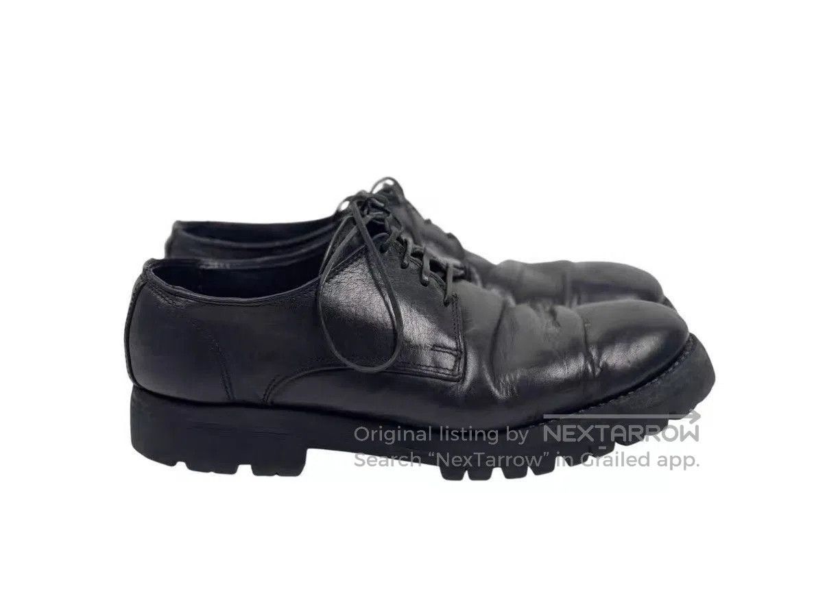 Guidi Black Leather Lace-Up Shoes Size 9.5. Size US 9.5 / EU 42-43 - 3 Thumbnail